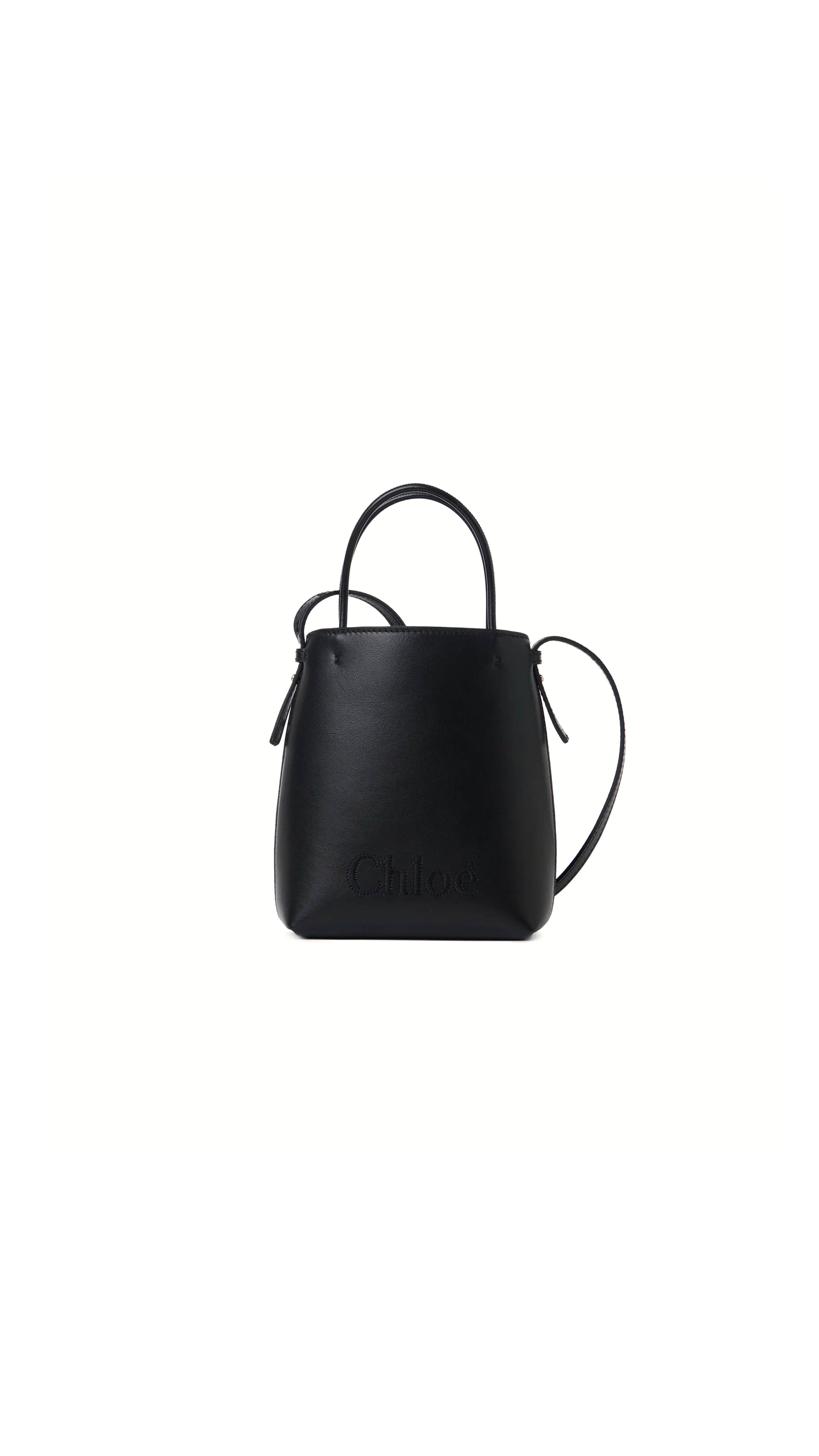 Chloé Sense Micro Tote Bag - Black