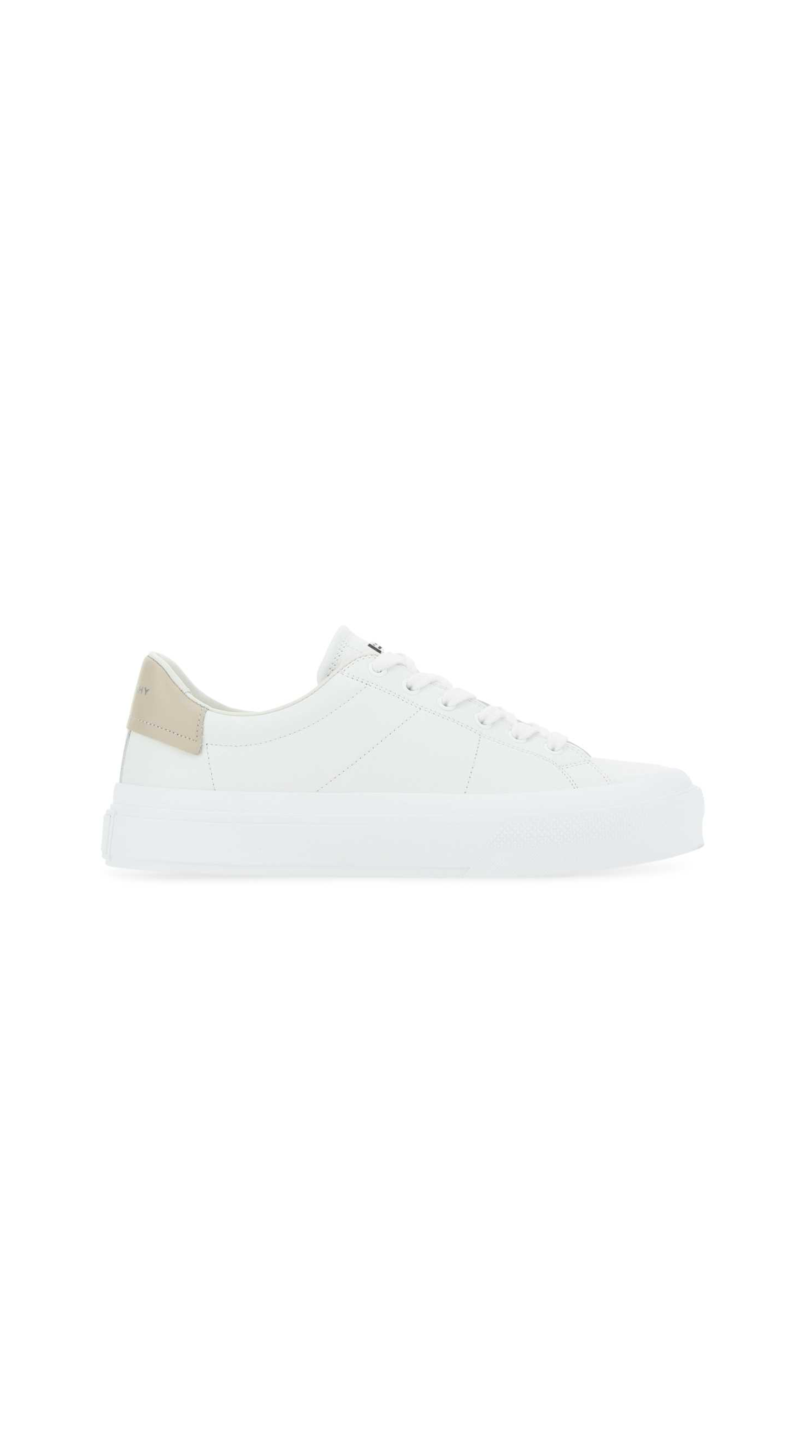 Sneakers In Two Tone - White/Beige