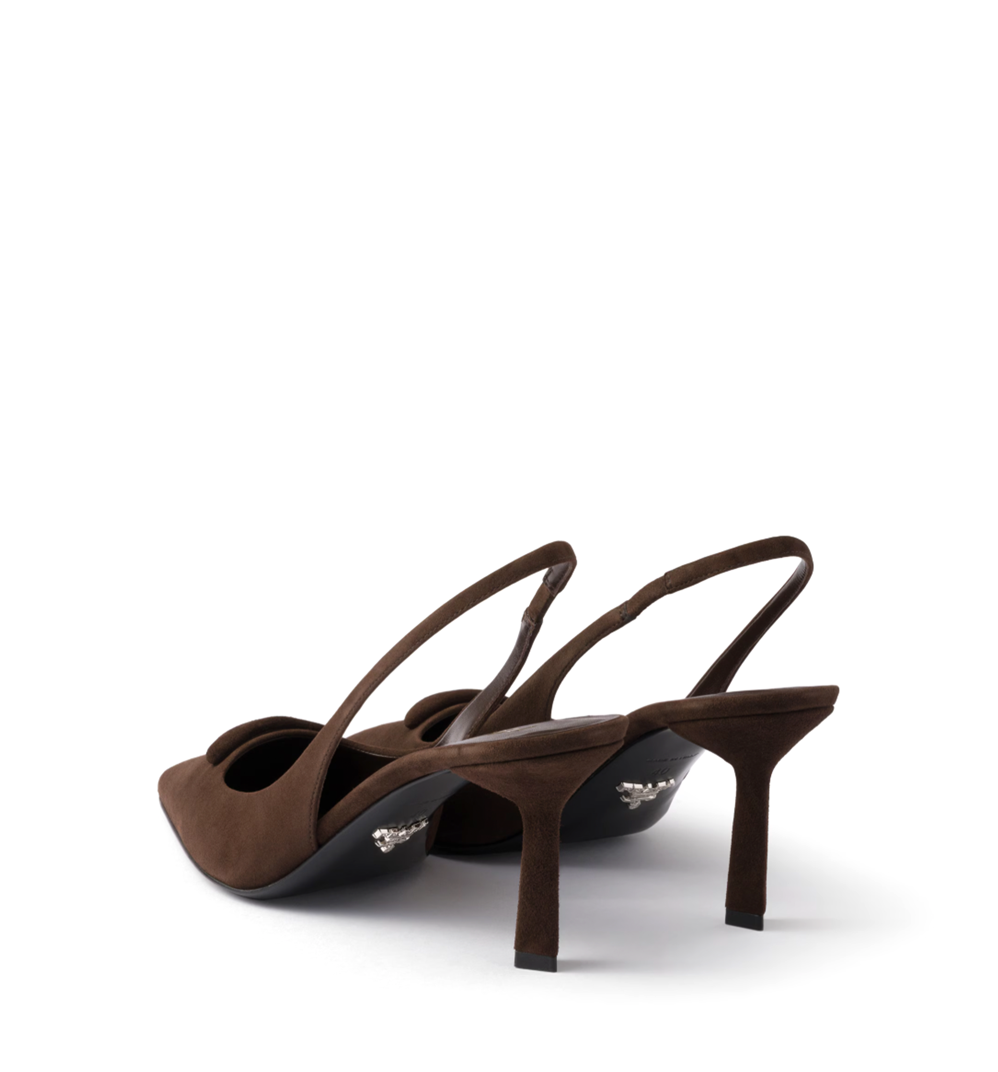 Suede Slingback Pumps
