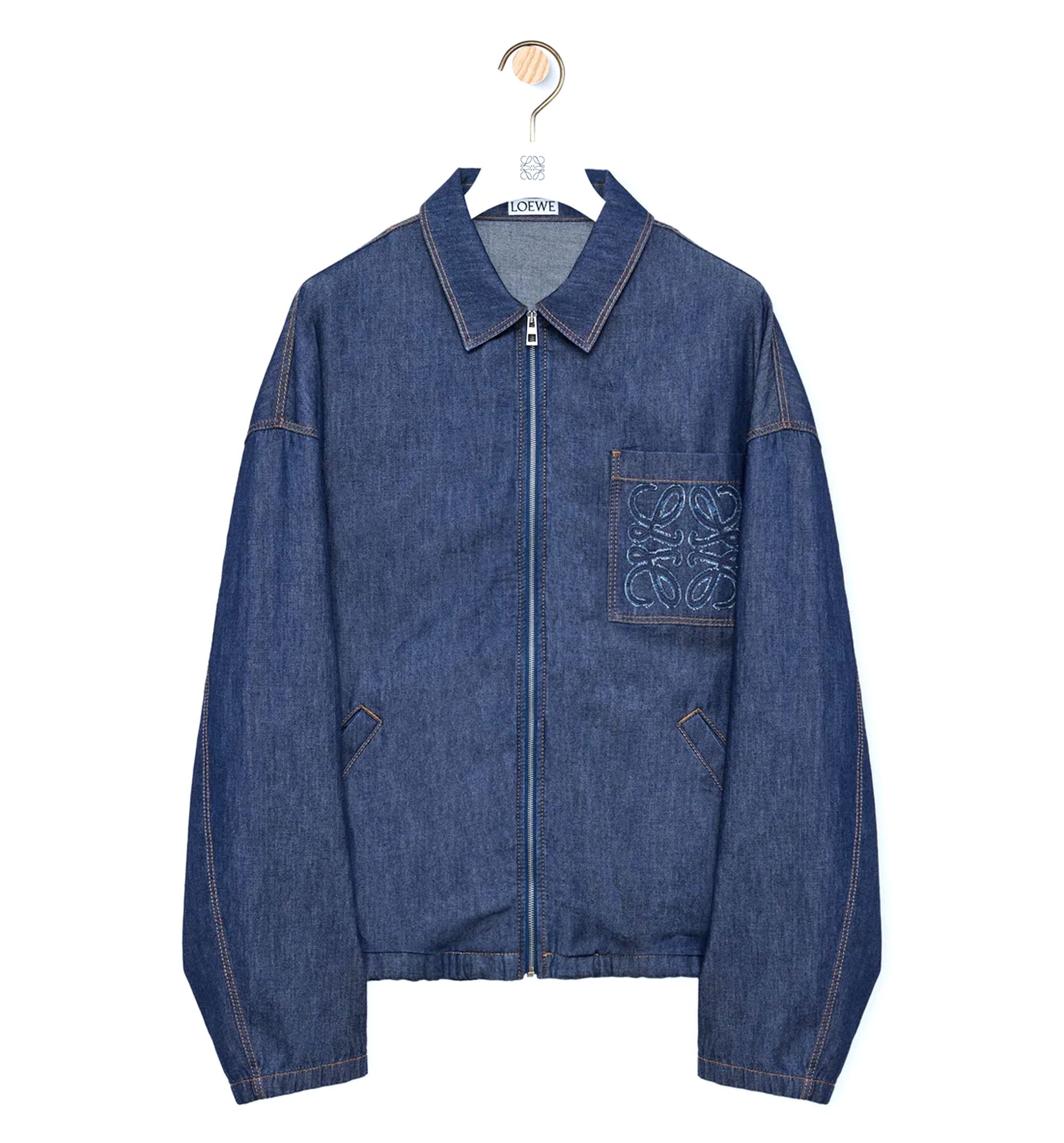 Zip-up jacket in cotton