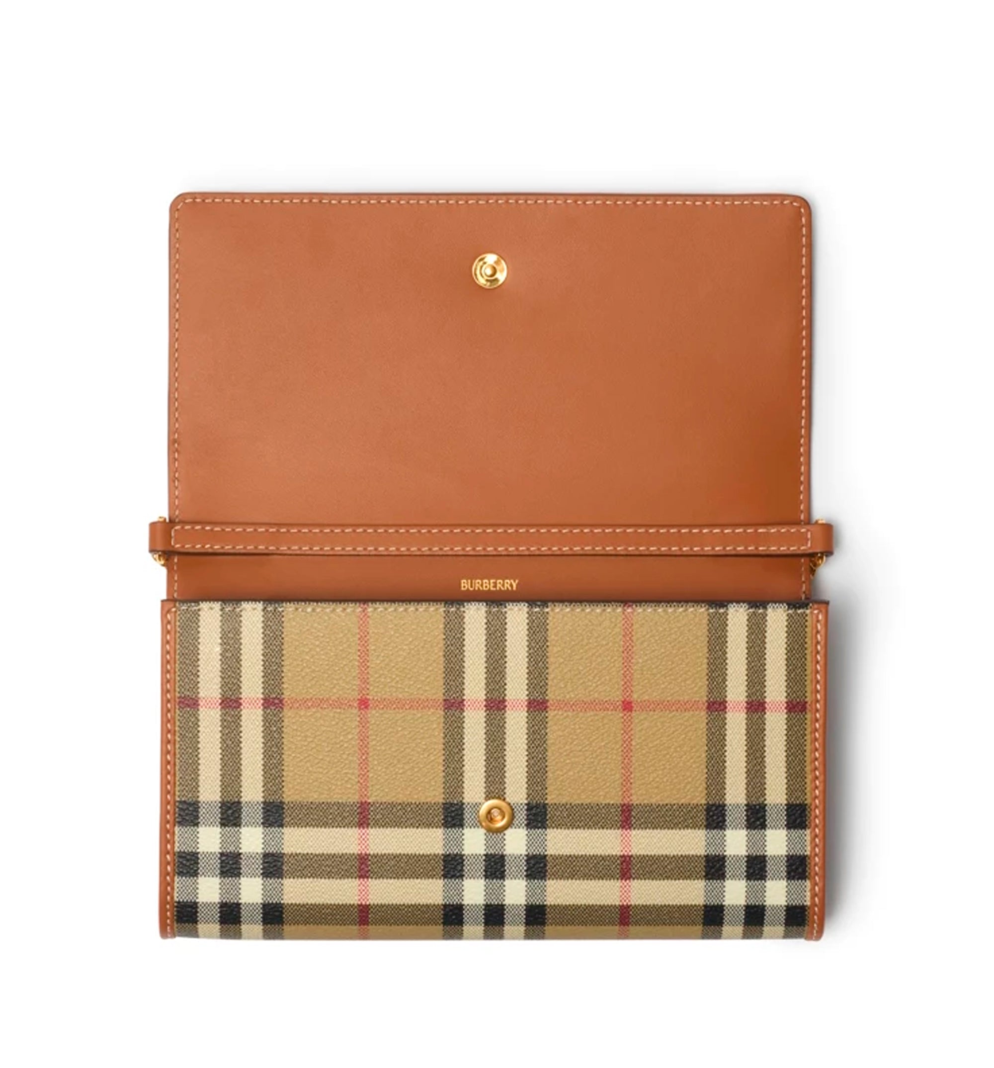 Check Chain Strap Wallet