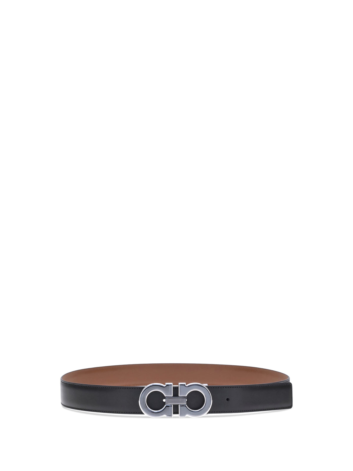 Reversible and adjustable Gancini belt