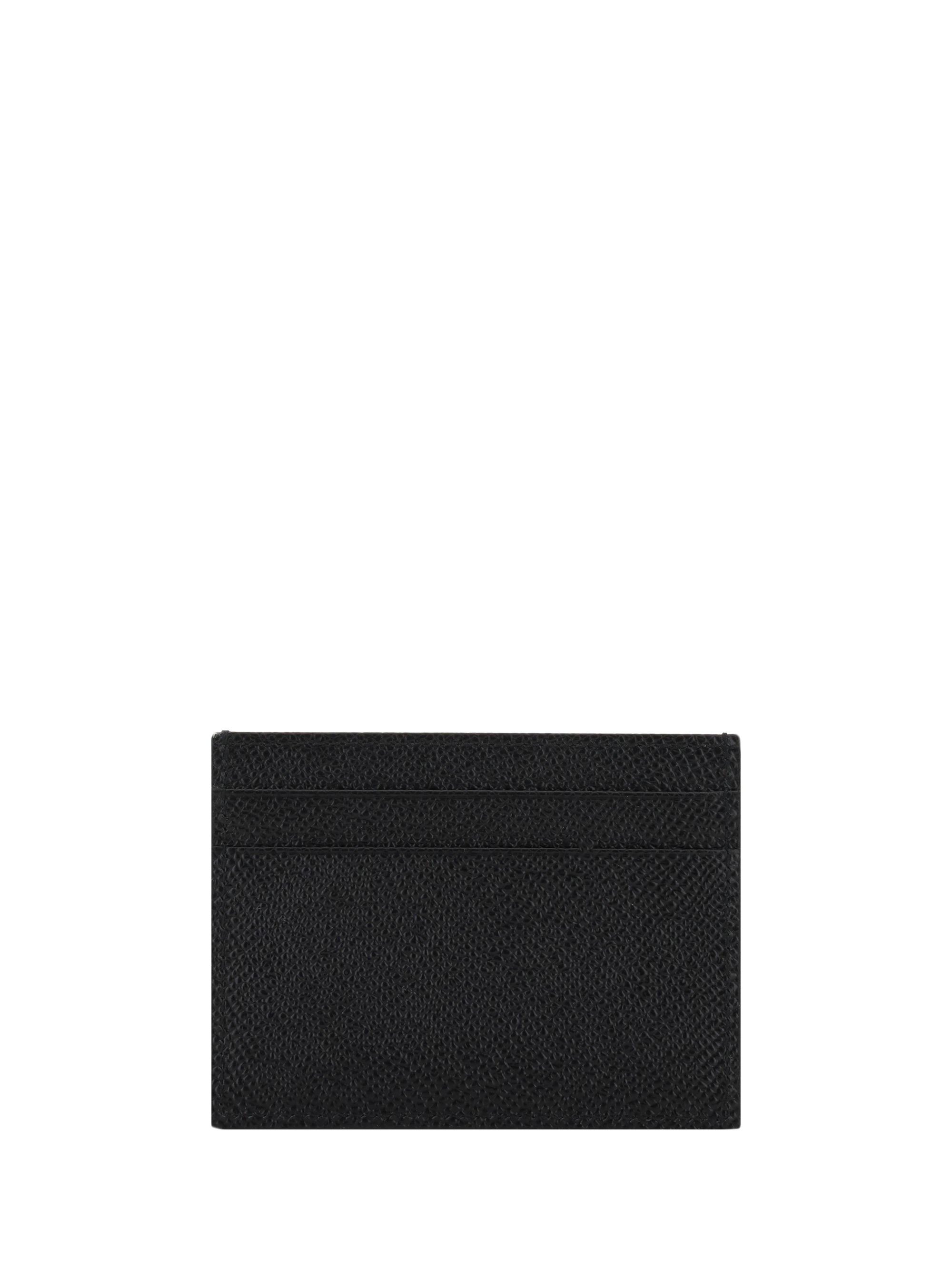 Calfskin Card Holder With Branded Plate