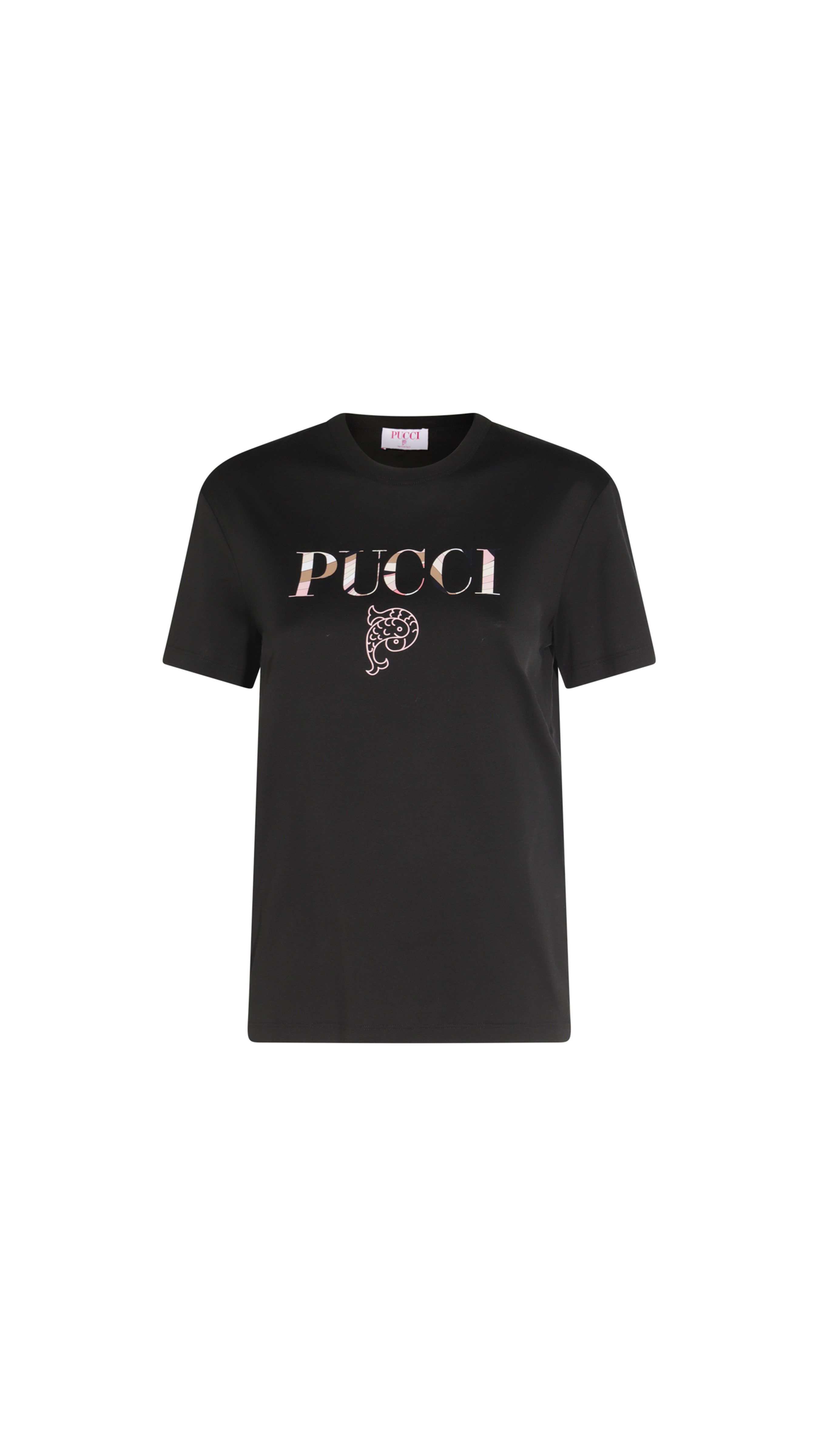 Cotton Logo T-shirt - Black