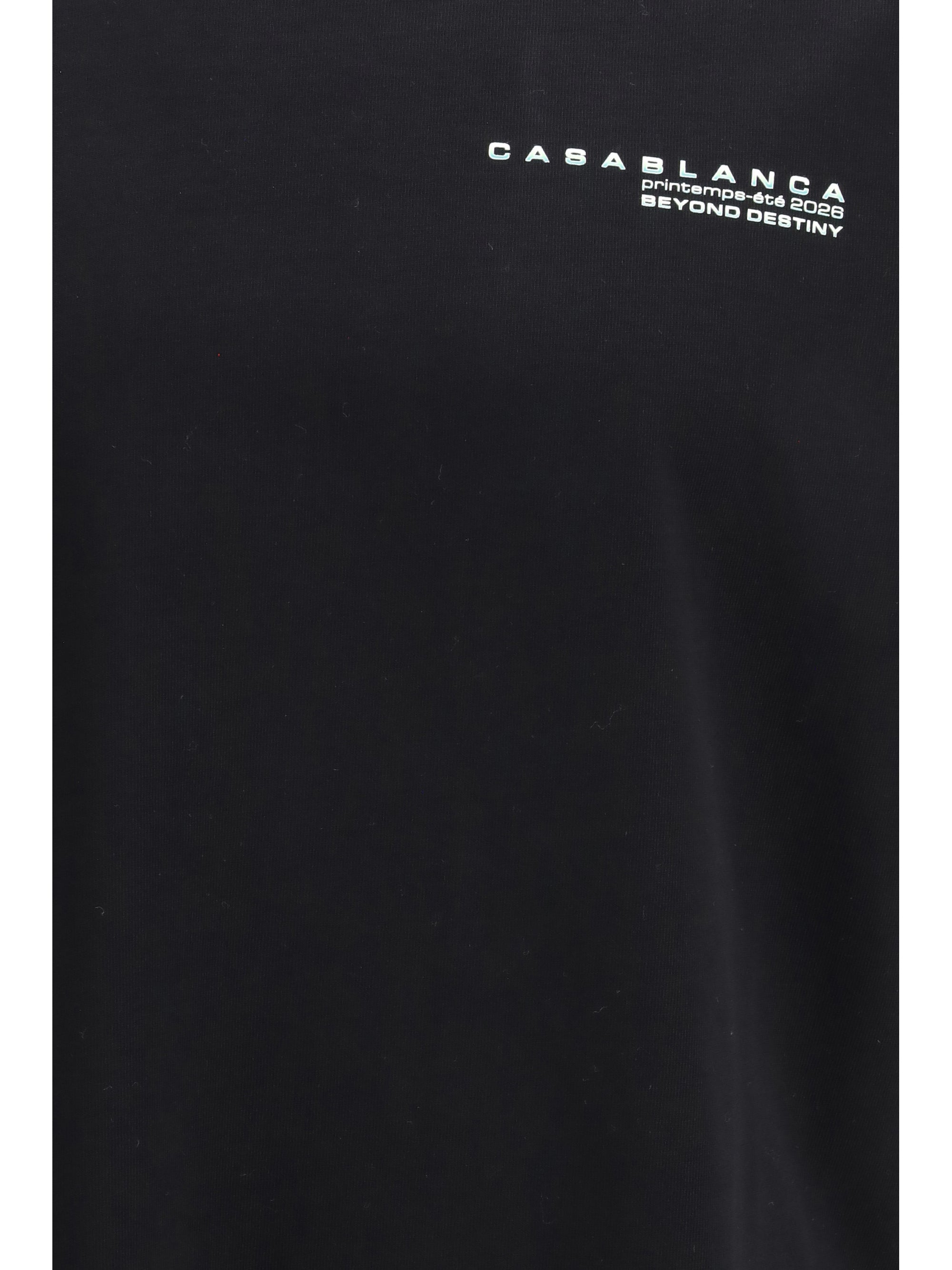 Glitch Orchid Oversized Short Sleeve T‑Shirt