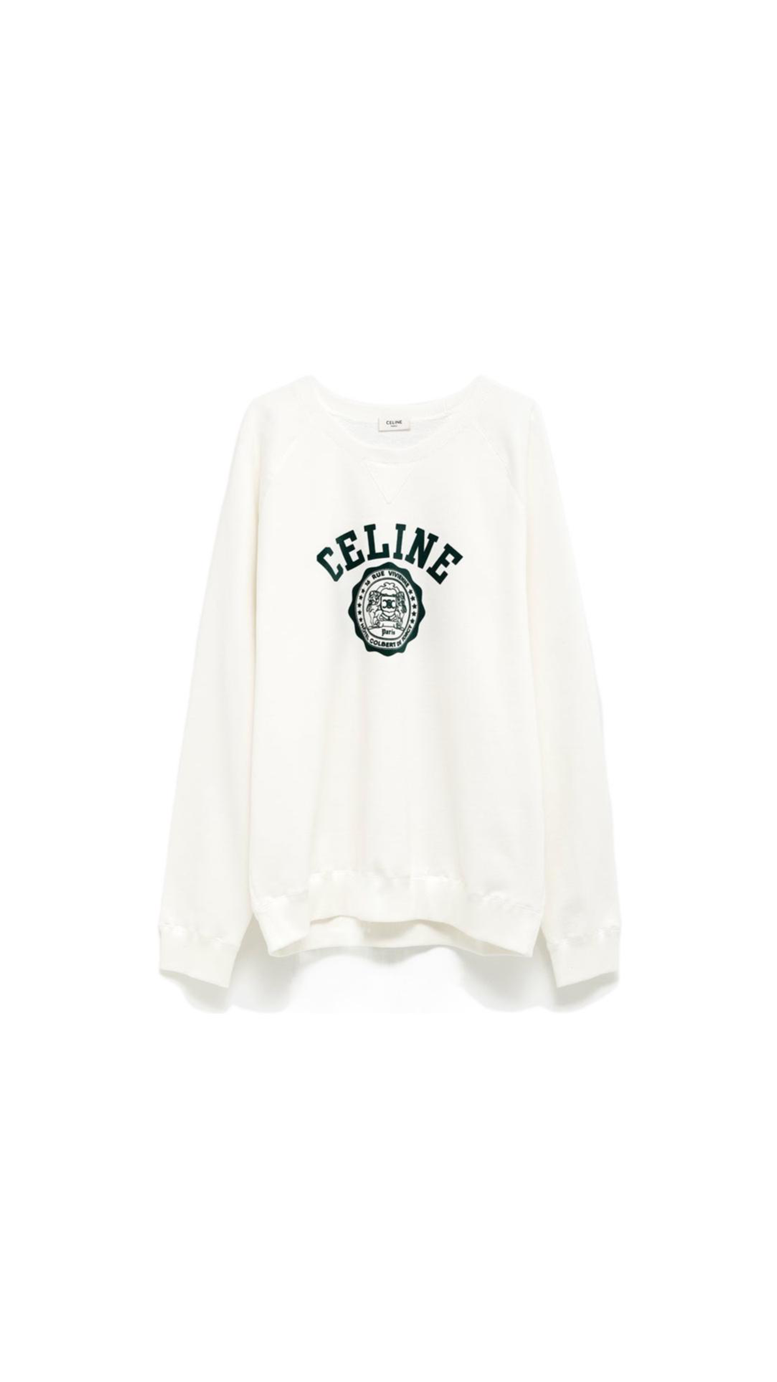 Logo Stamp Sweatshirt - White/Green