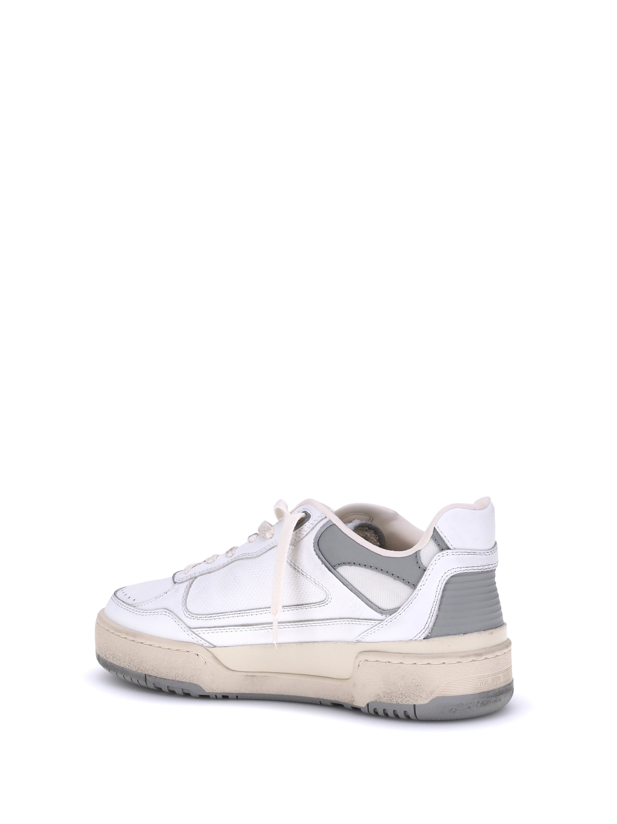 Forty2 With Grey Star And White Leather Heel Tab