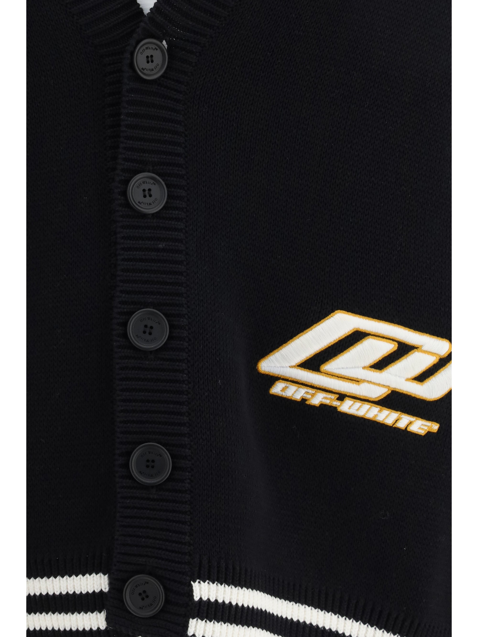 Star Logo Diagonal Varsity Cardigan