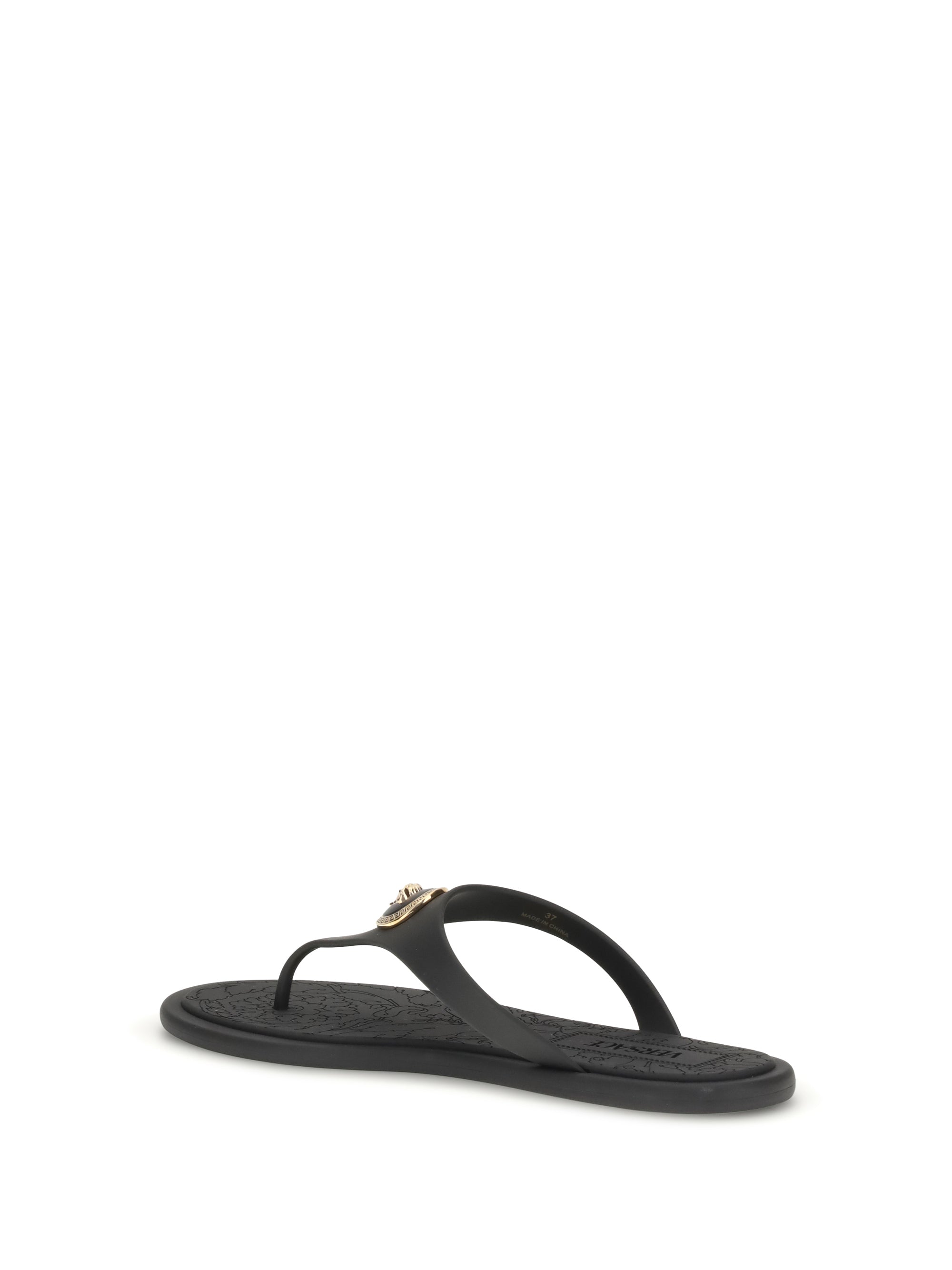 Alia Rubber Flat Sandals