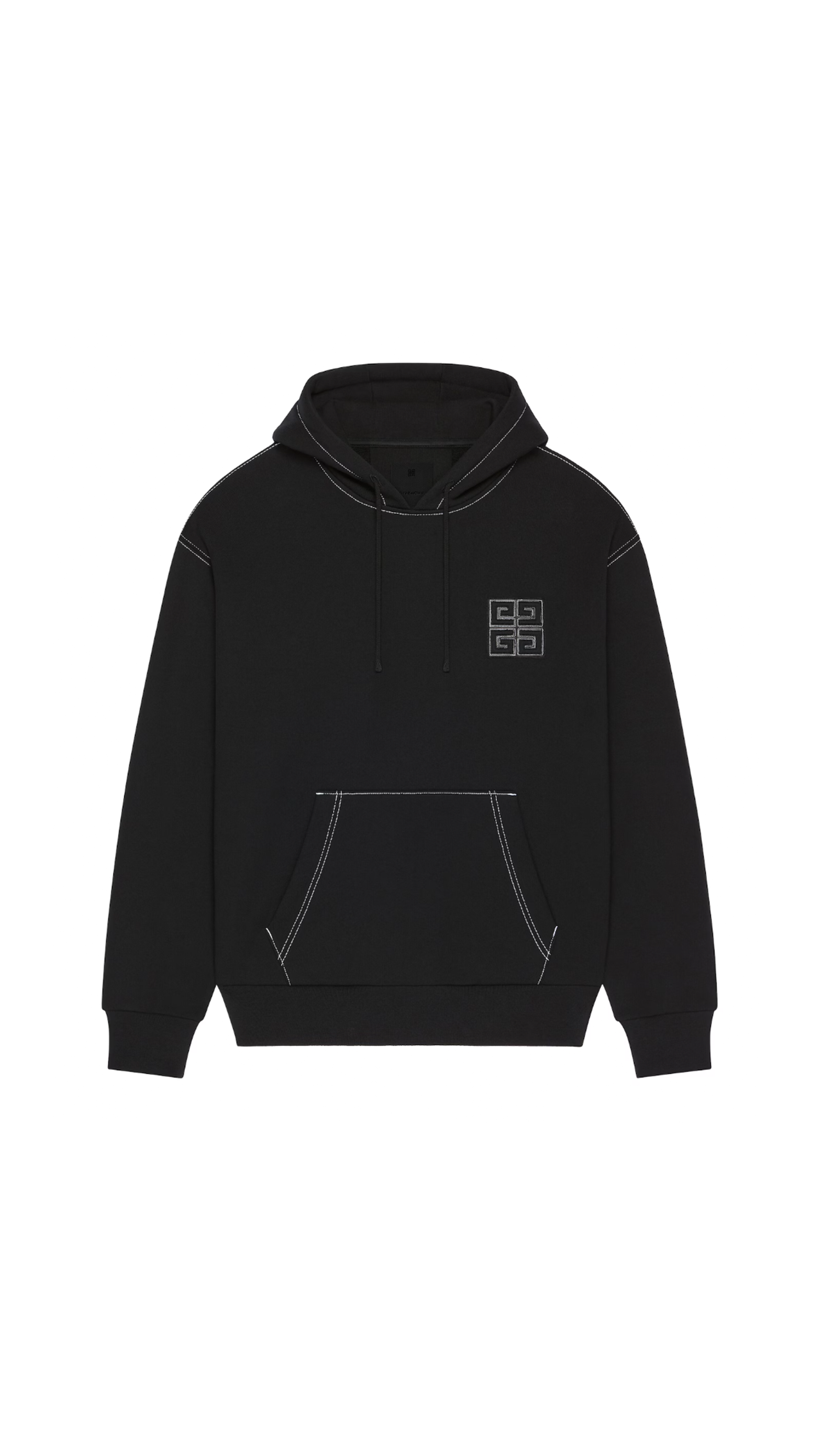 4G Hoodie in Fleece - Black