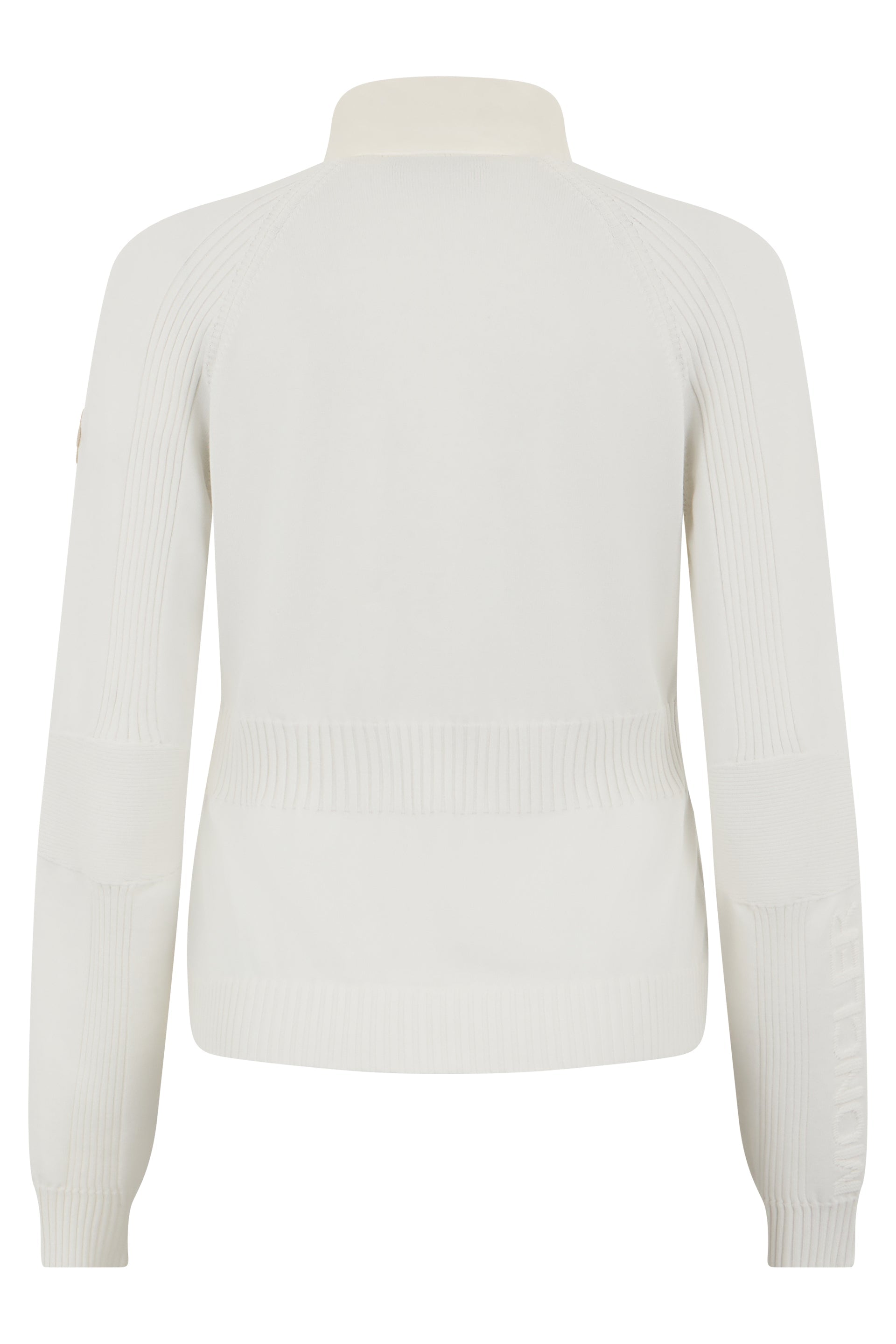 Padded Zip-Up Cardigan