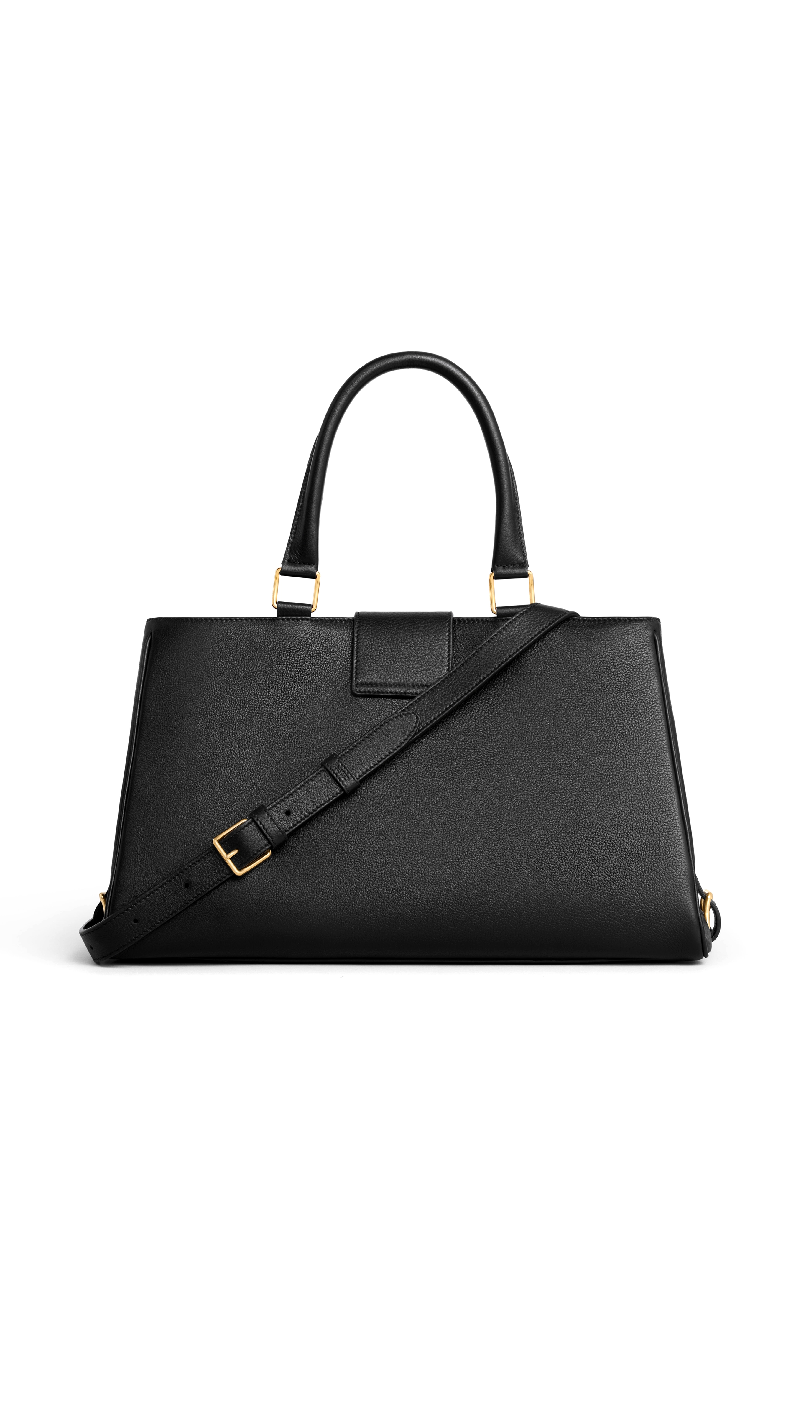 Medium Appoline Bag in Supple Calfskin - Black