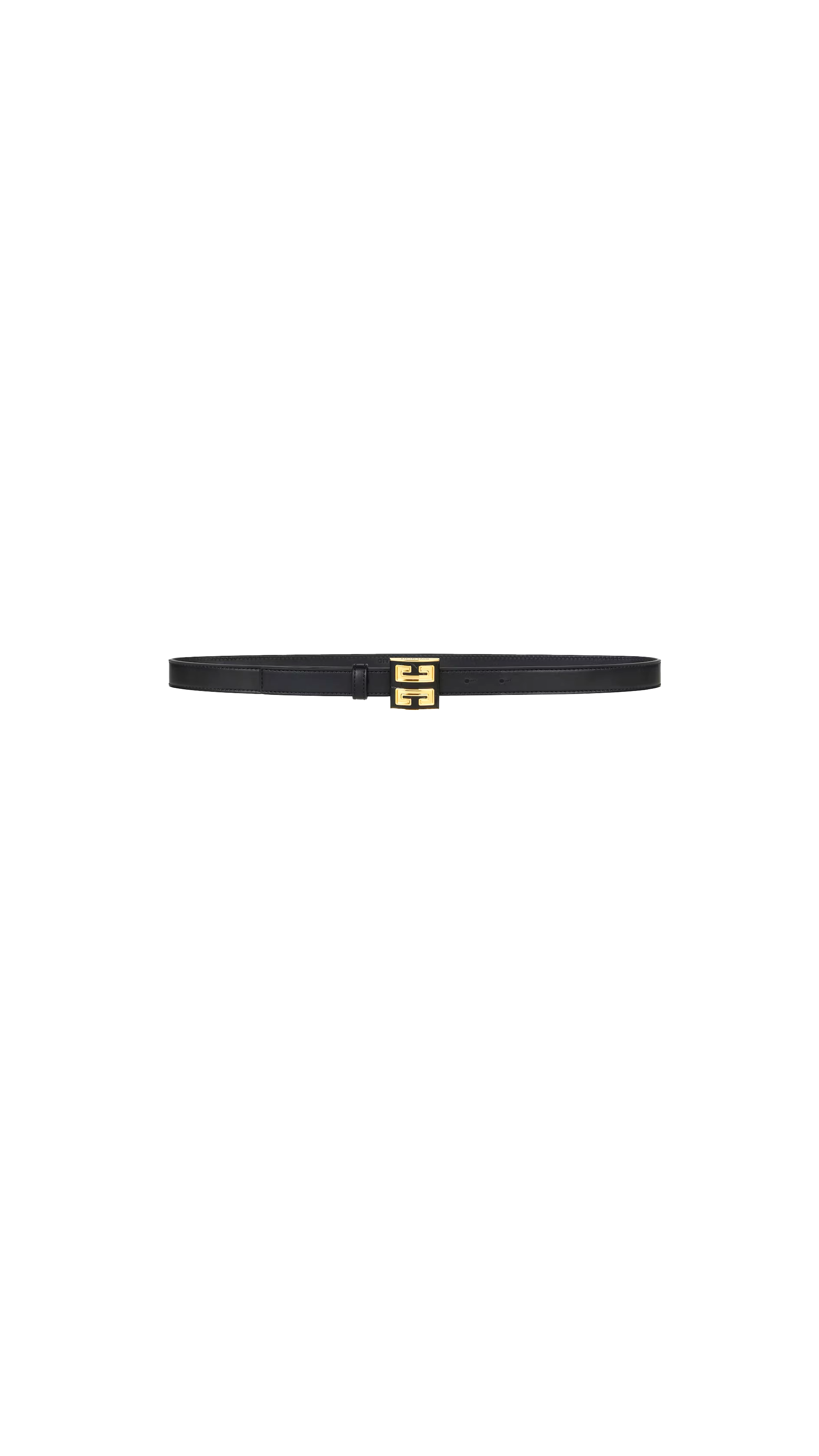 4g Belt In Leather - Black