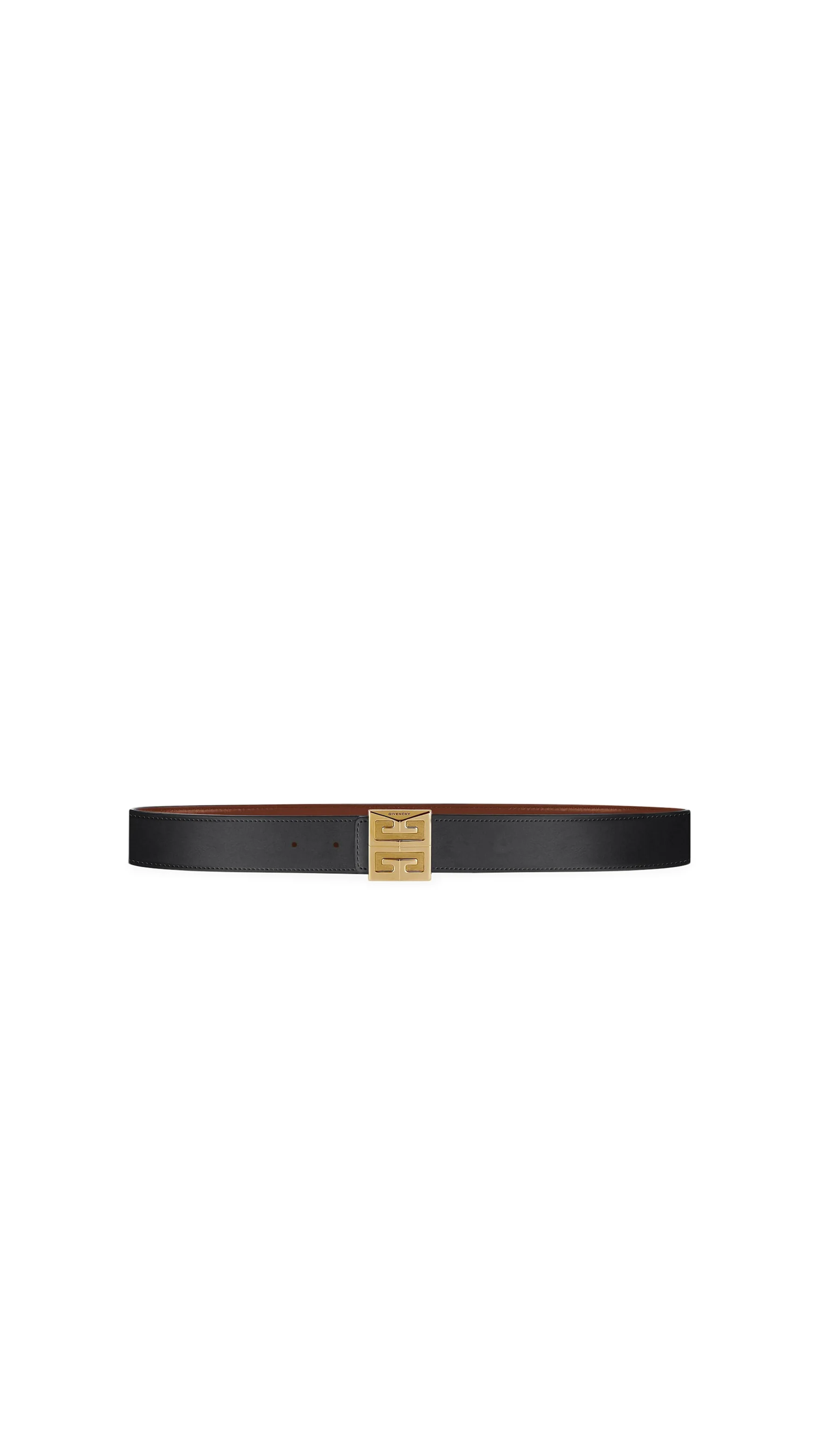 4G Reversible Belt In Leather -  Brown/Black