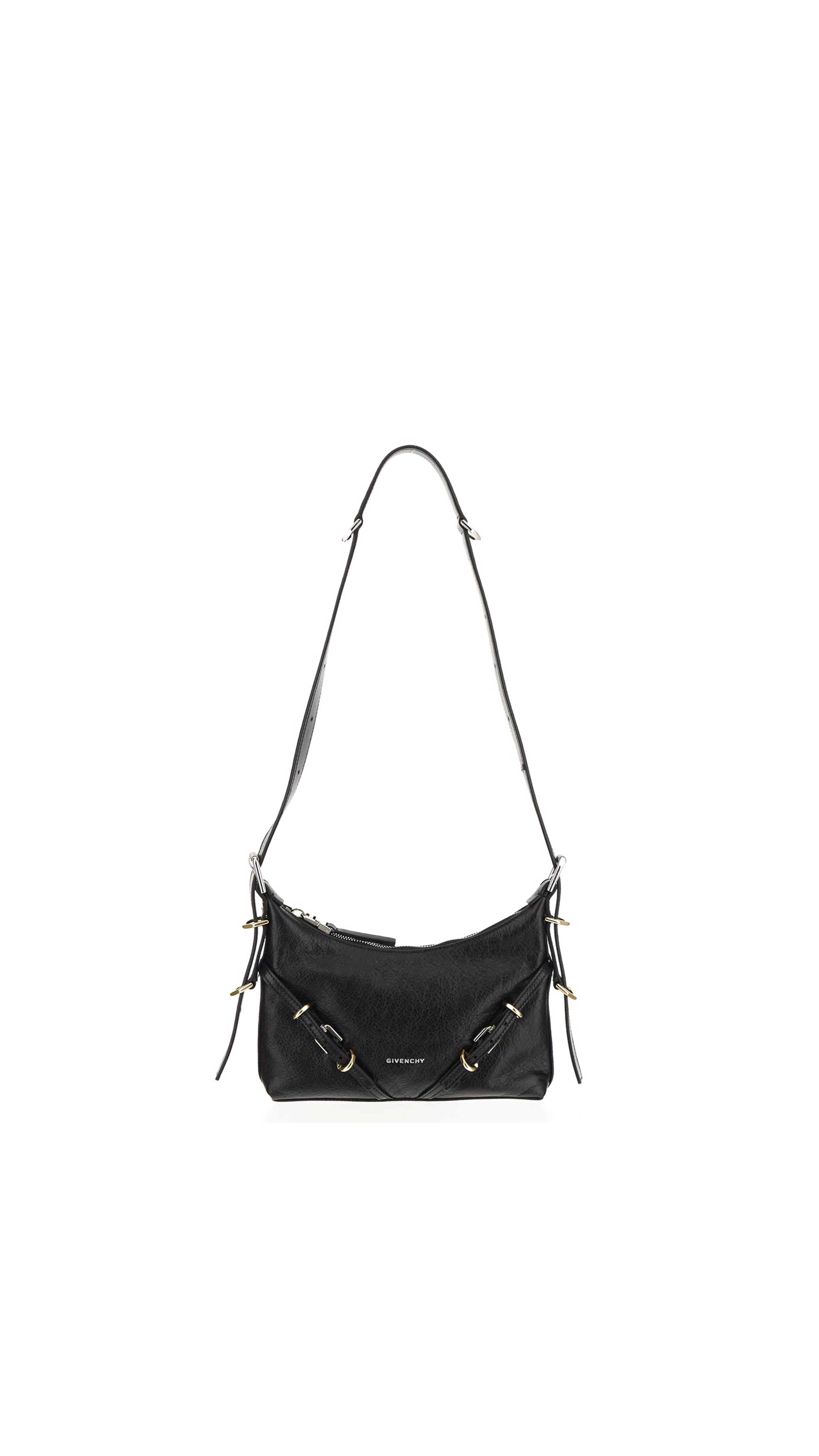 Mini Voyou Bag In Leather - Black