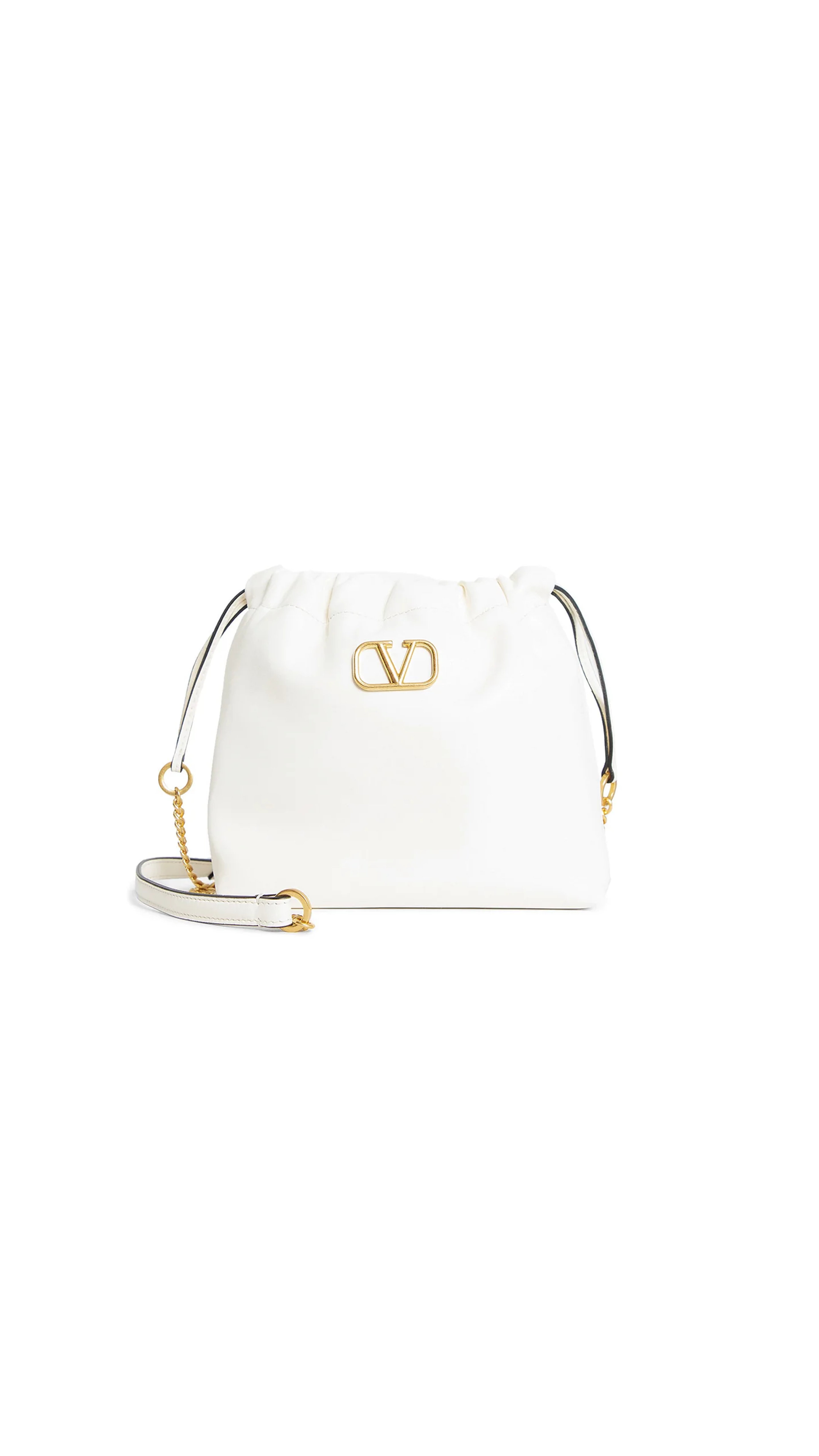 Mini Vlogo Satchel Pouch - White