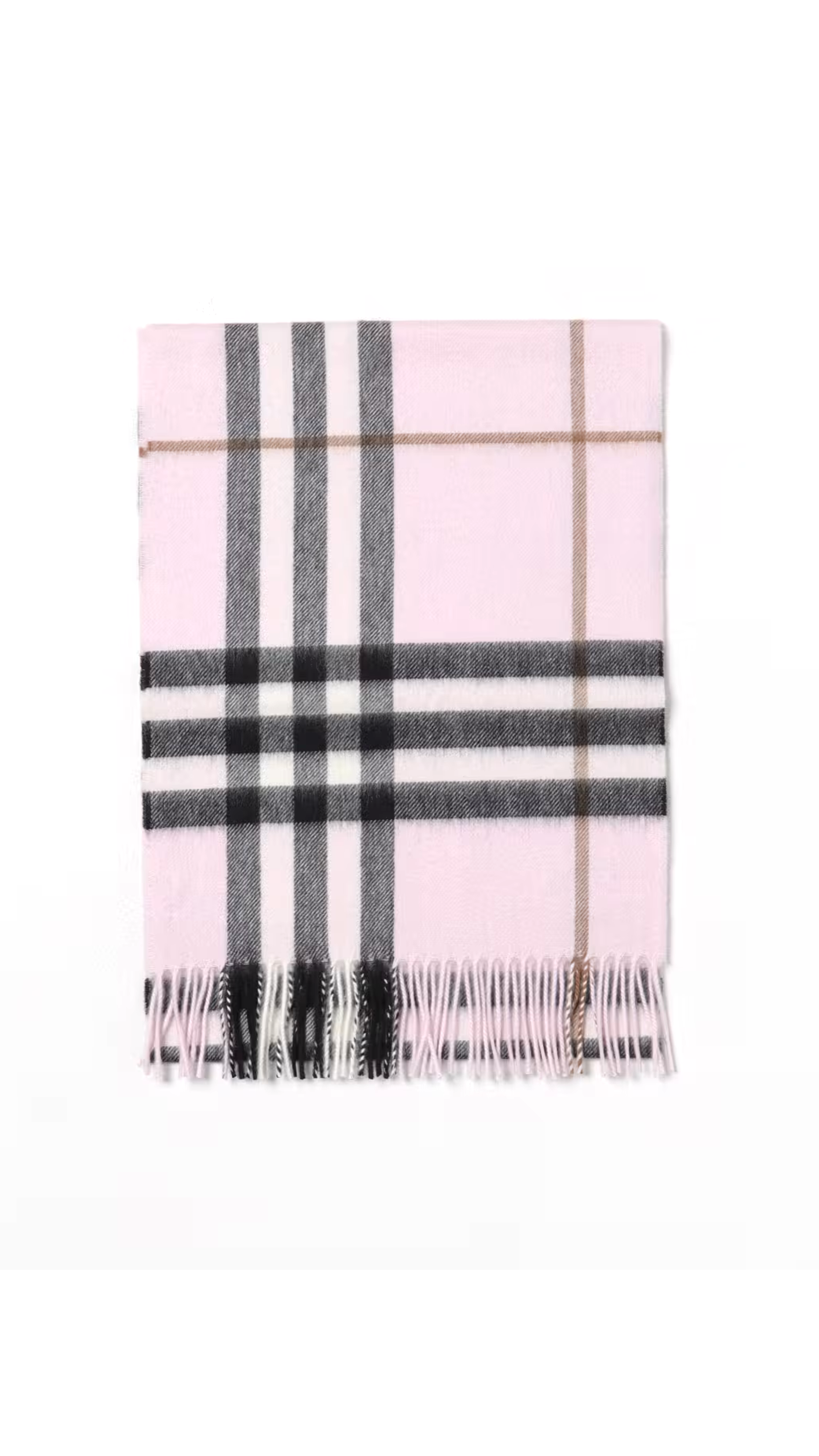 Check Scarf - Pink