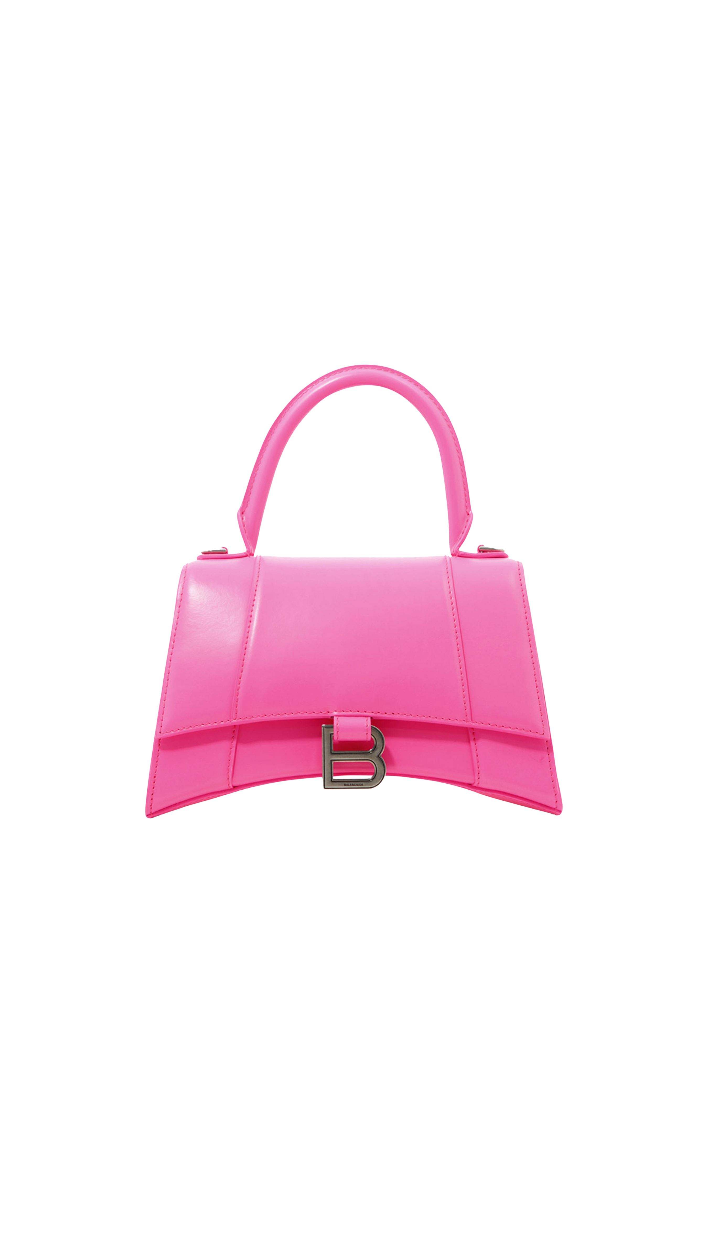 Hourglass Small Handbag Box - Neon Pink