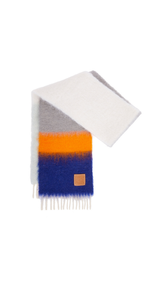 Wool And Mohair Scarf -