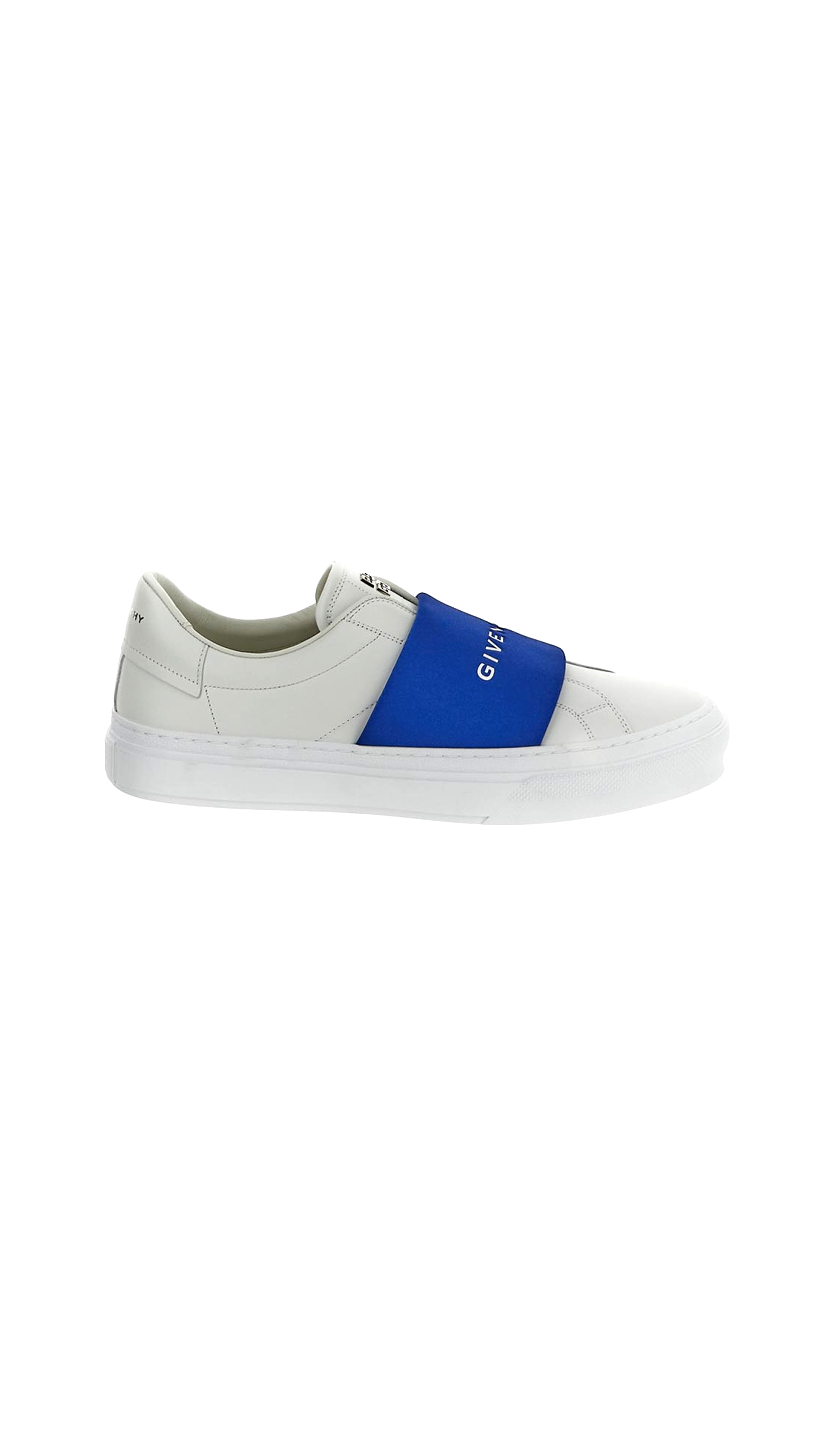 City Sport Sneakers with Givenchy Strap - White/Blue