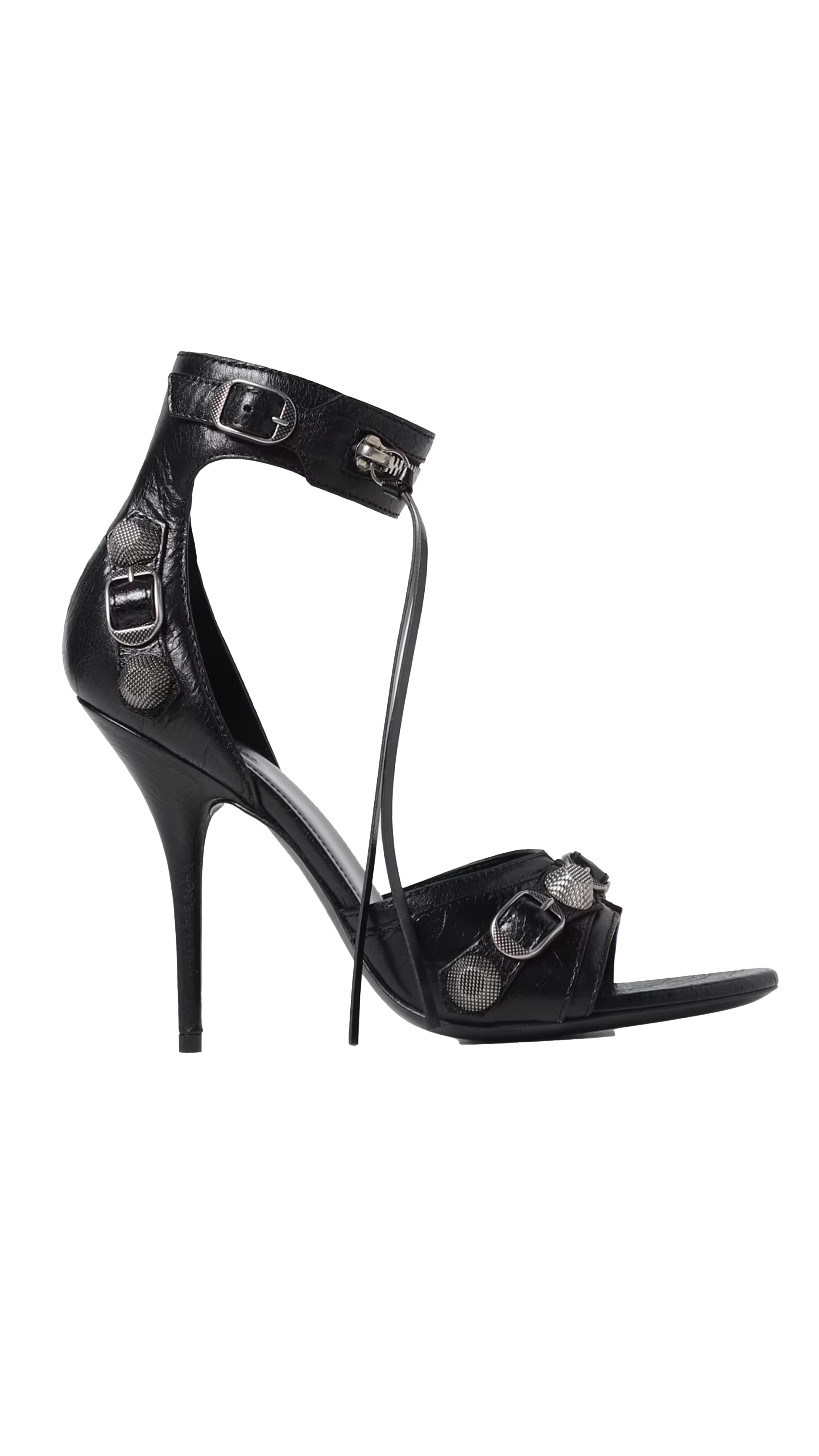 Cagole Heels Sandals - Black