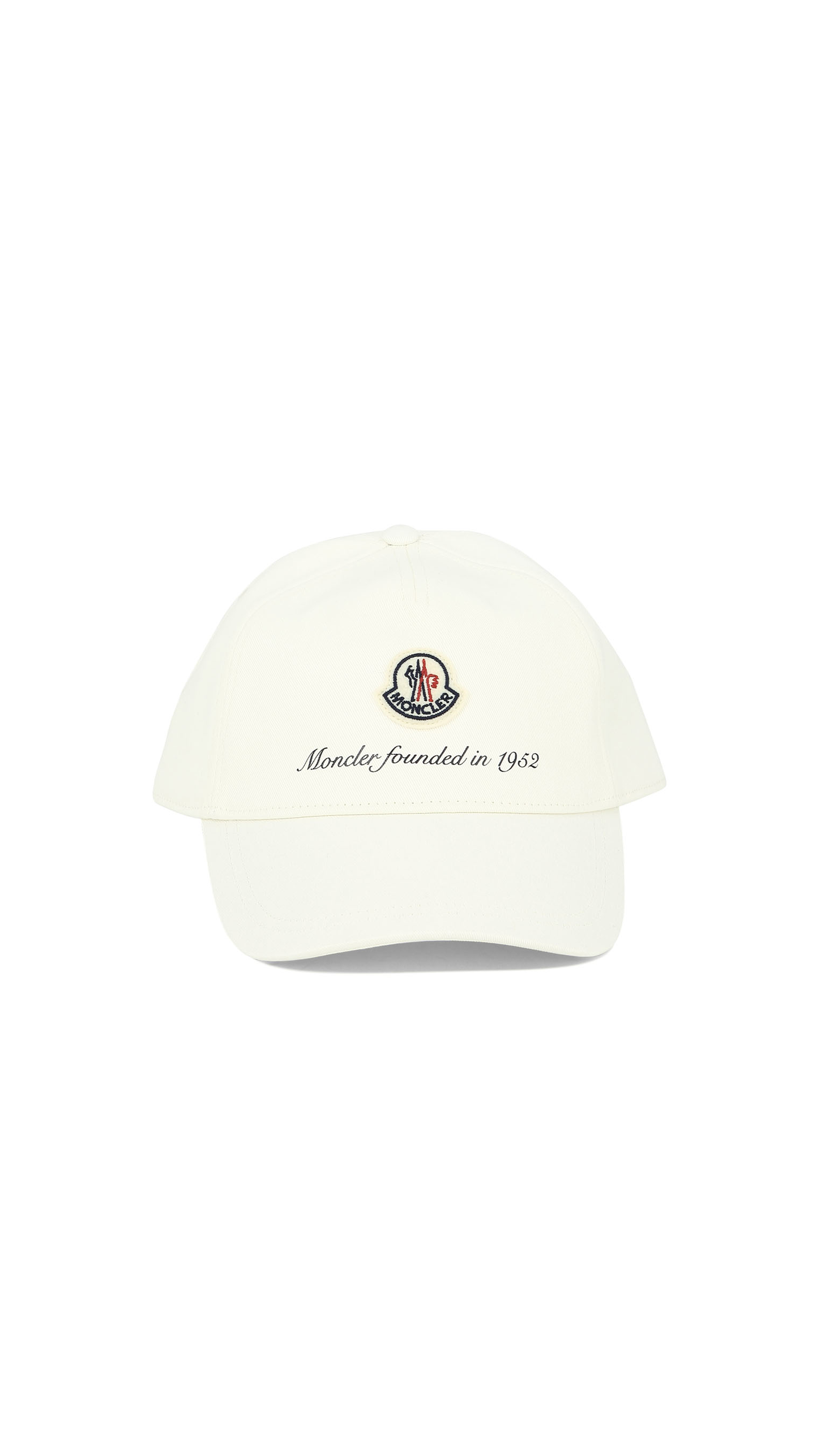 Gabardine Baseball Cap - White