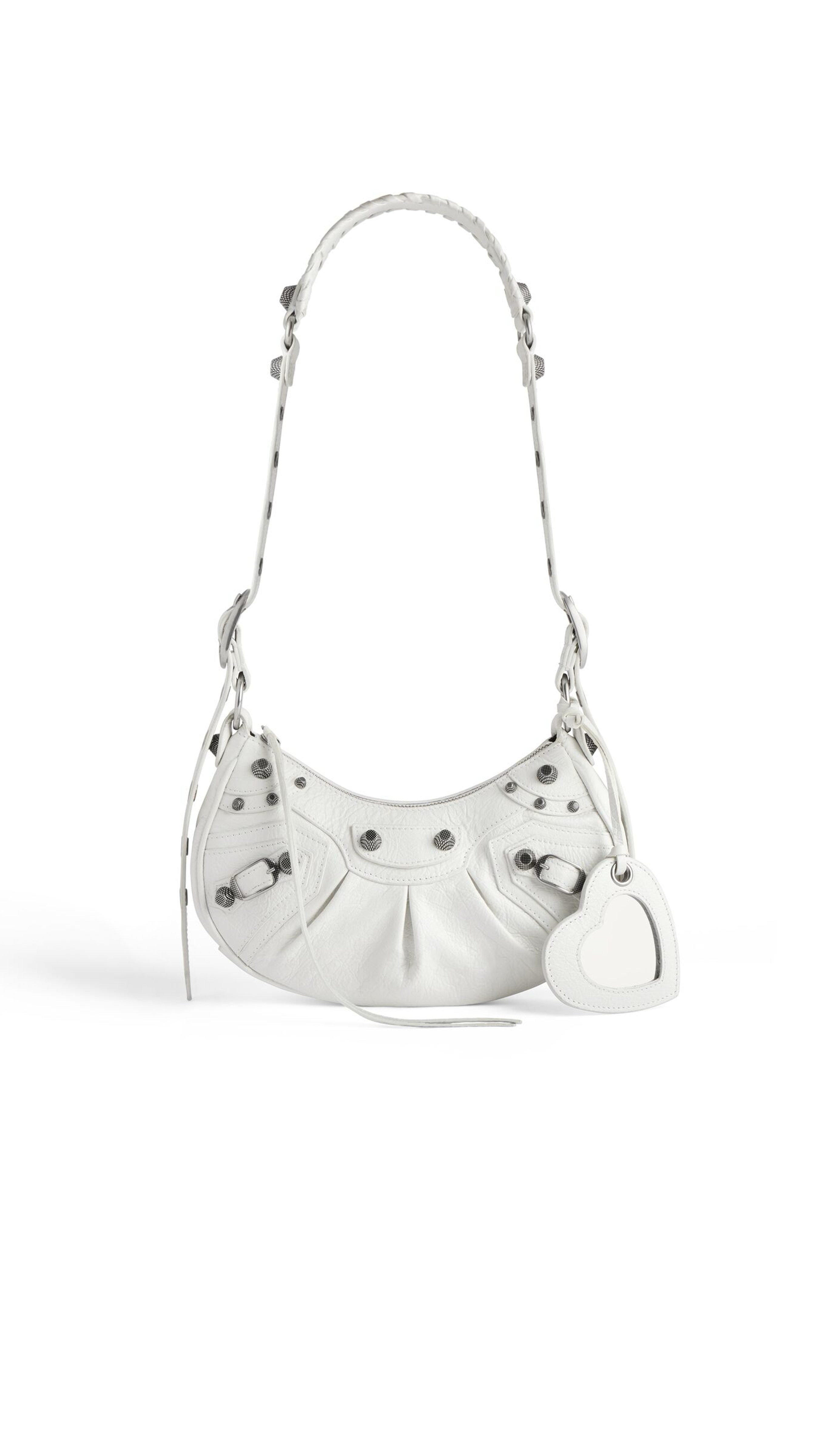 Le Cagole XS Shoulder Bag - White