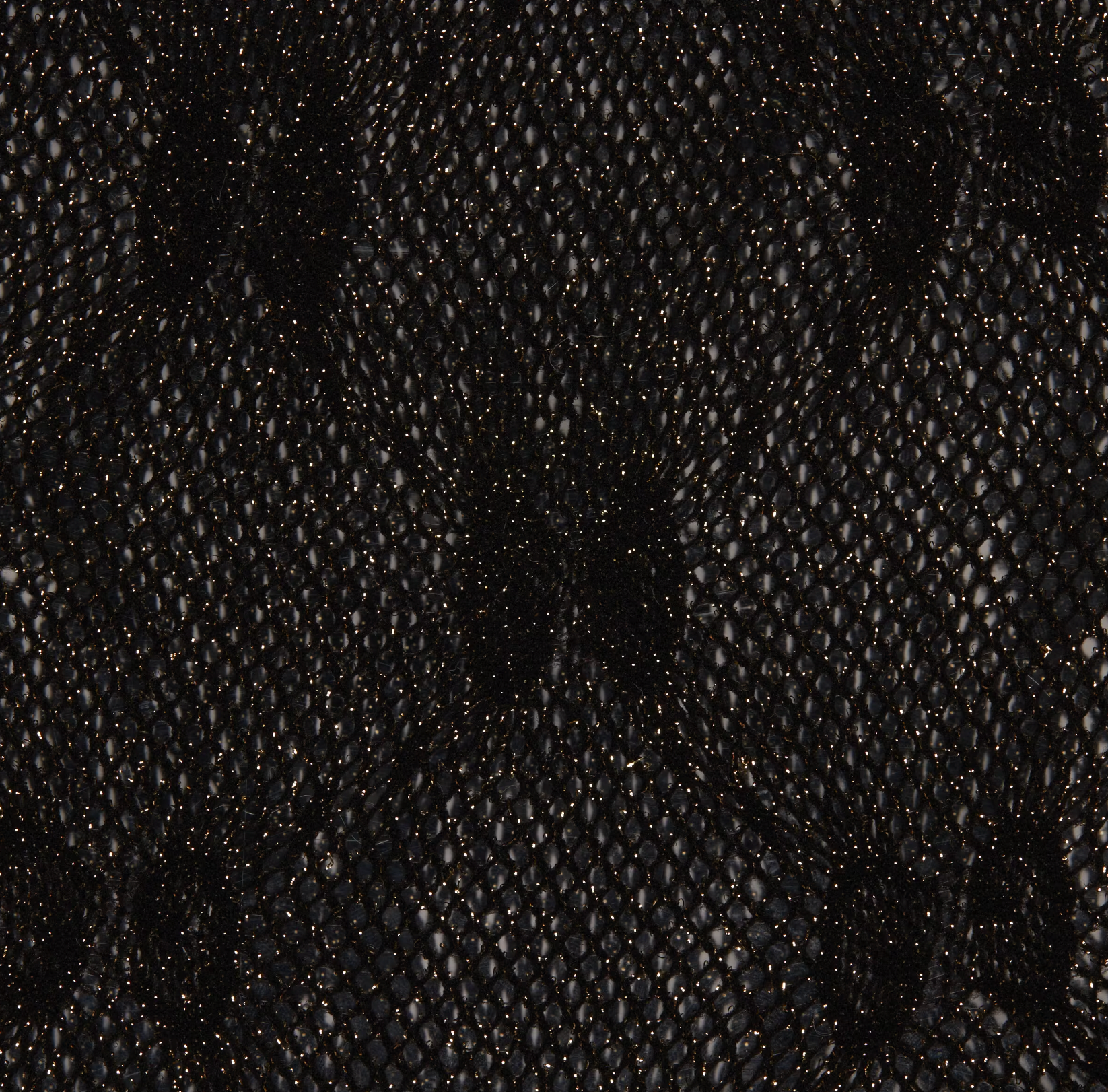 GG Knit Tights - Black/Gold