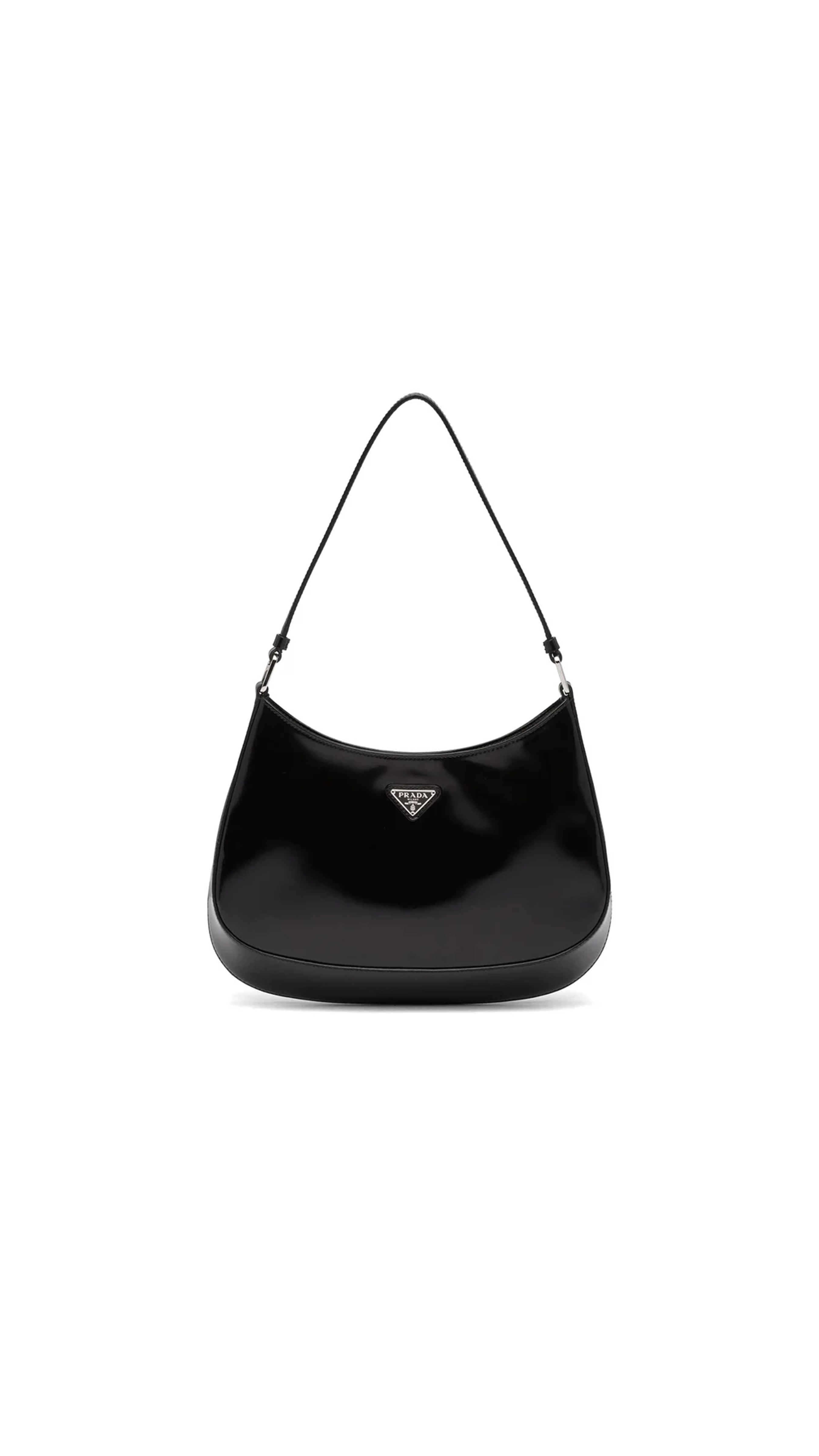 Cleo Leather Shoulder Bag - Black