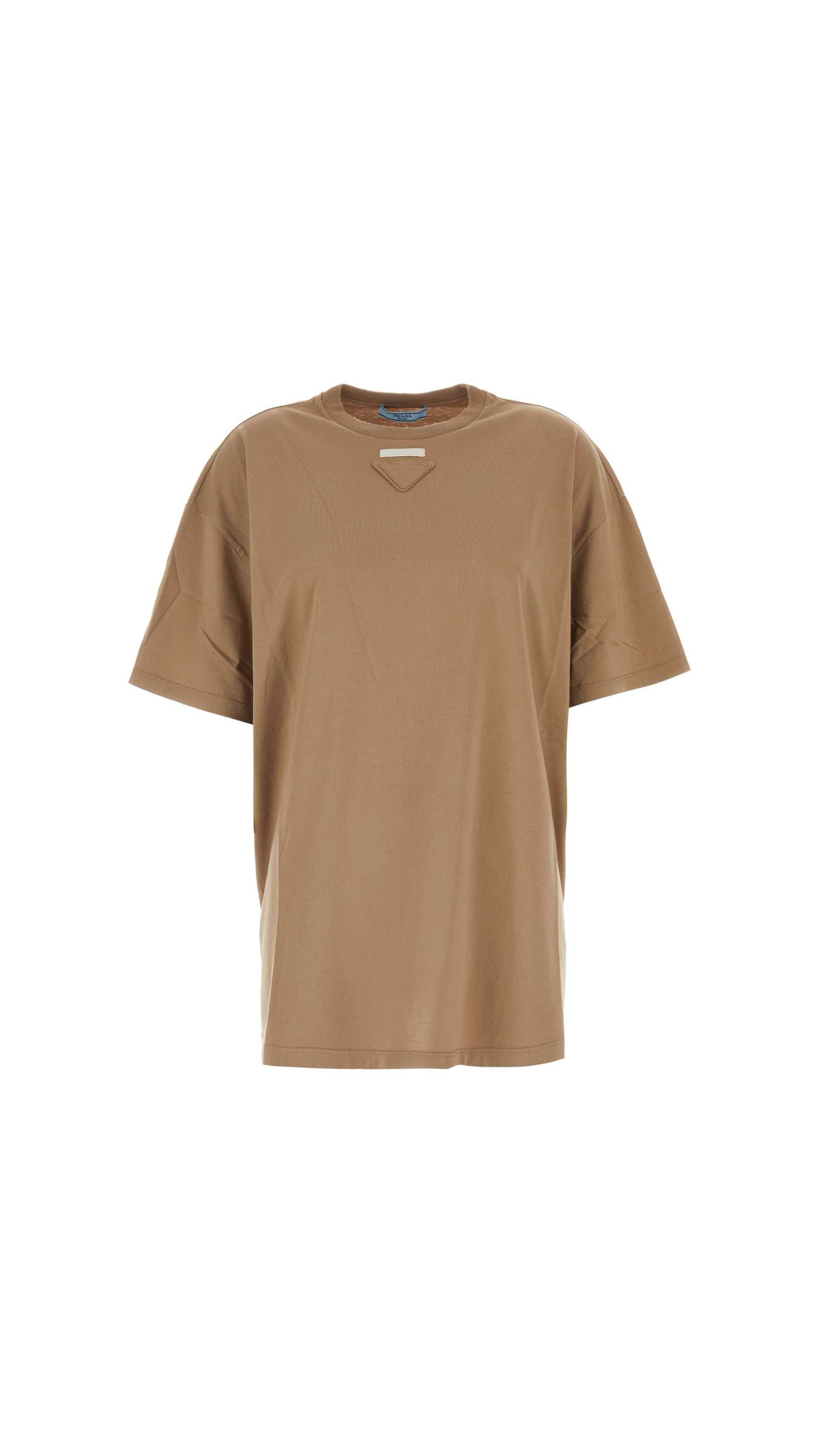 Oversized T-shirt - Biscuit