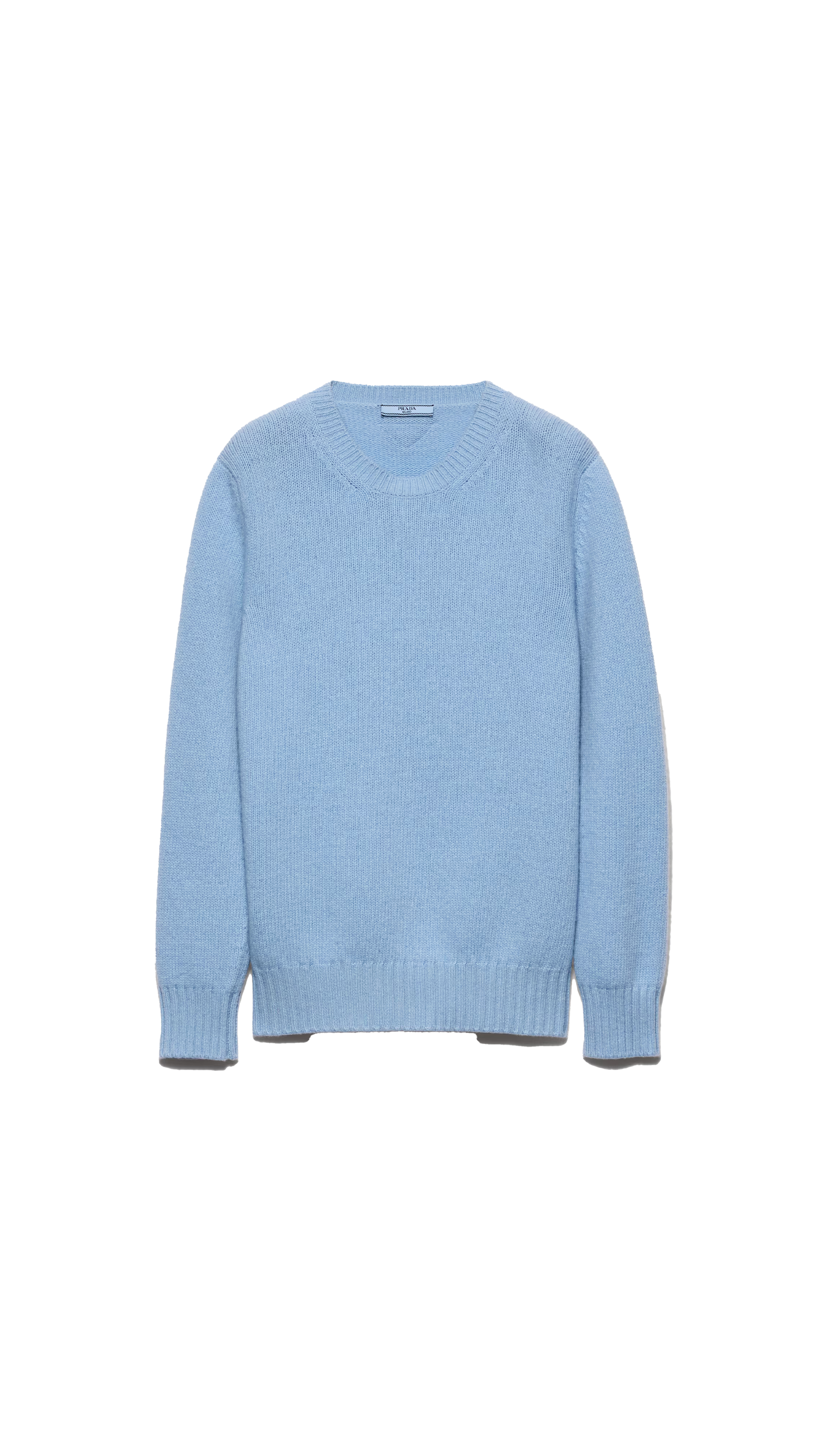 Wool And Cashmere Crew-neck Sweater - Blue