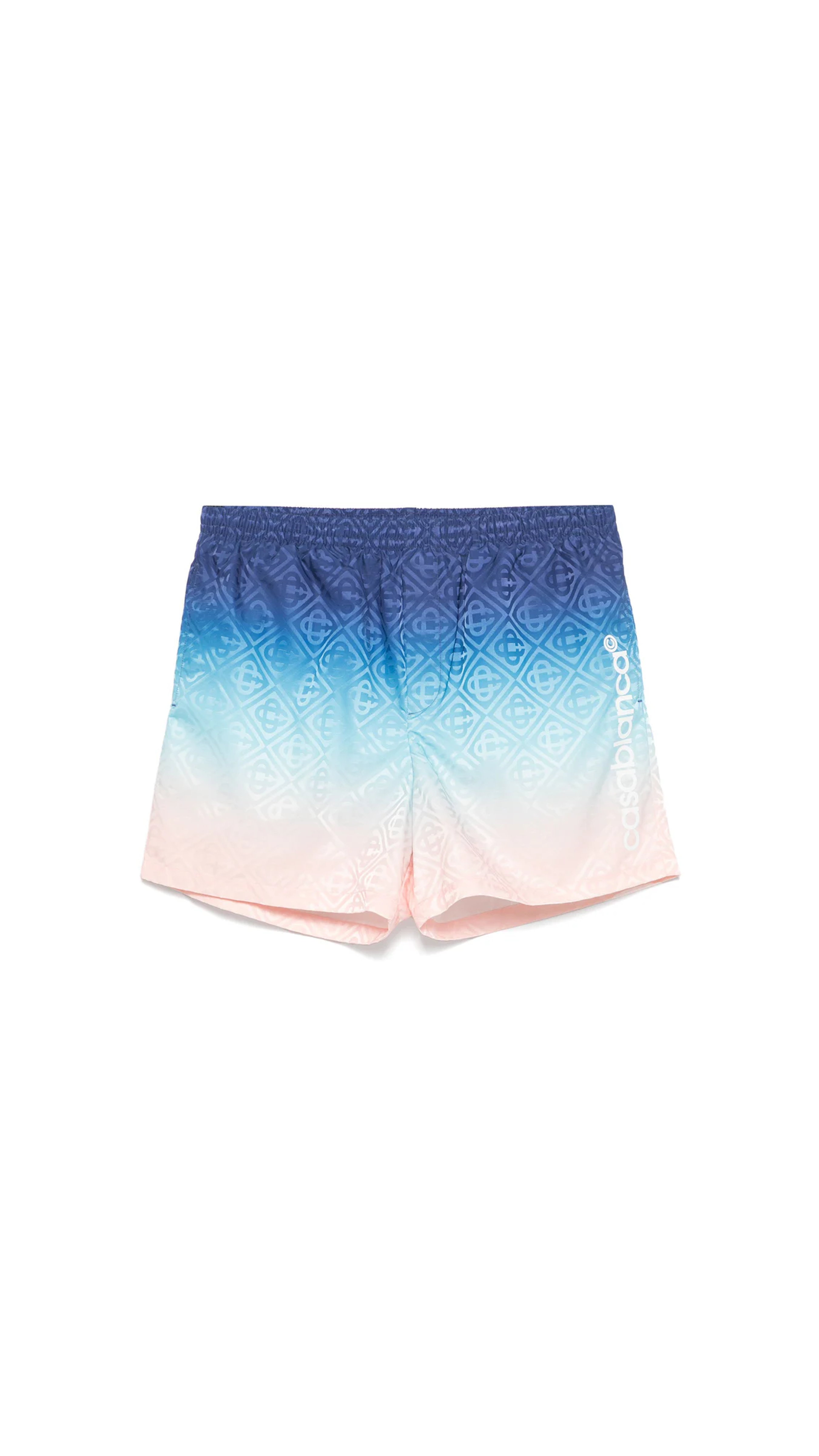 Jacquard Gradient Swim Shorts - Blue