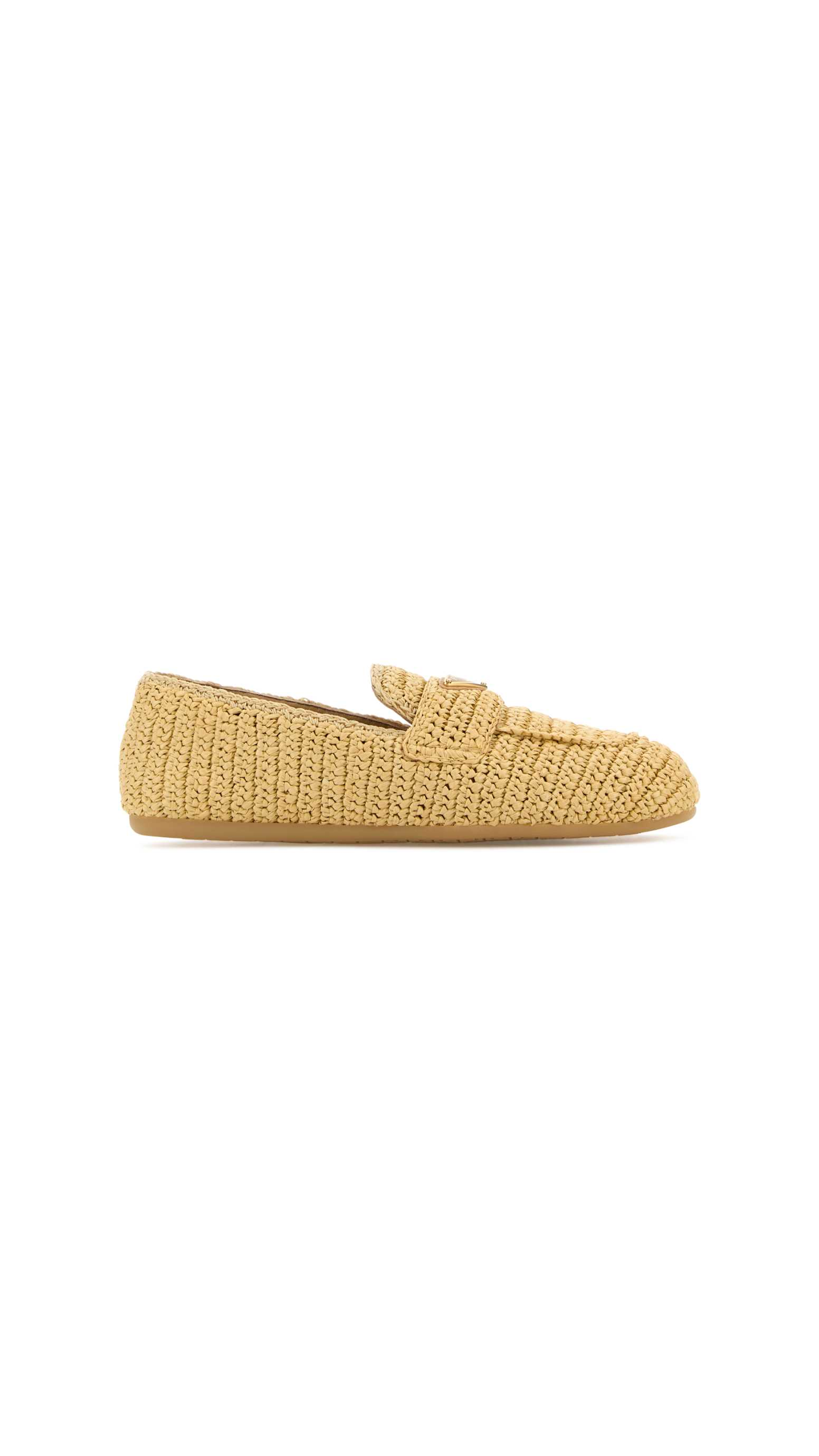 Crochet Slip-on Shoes - Natural