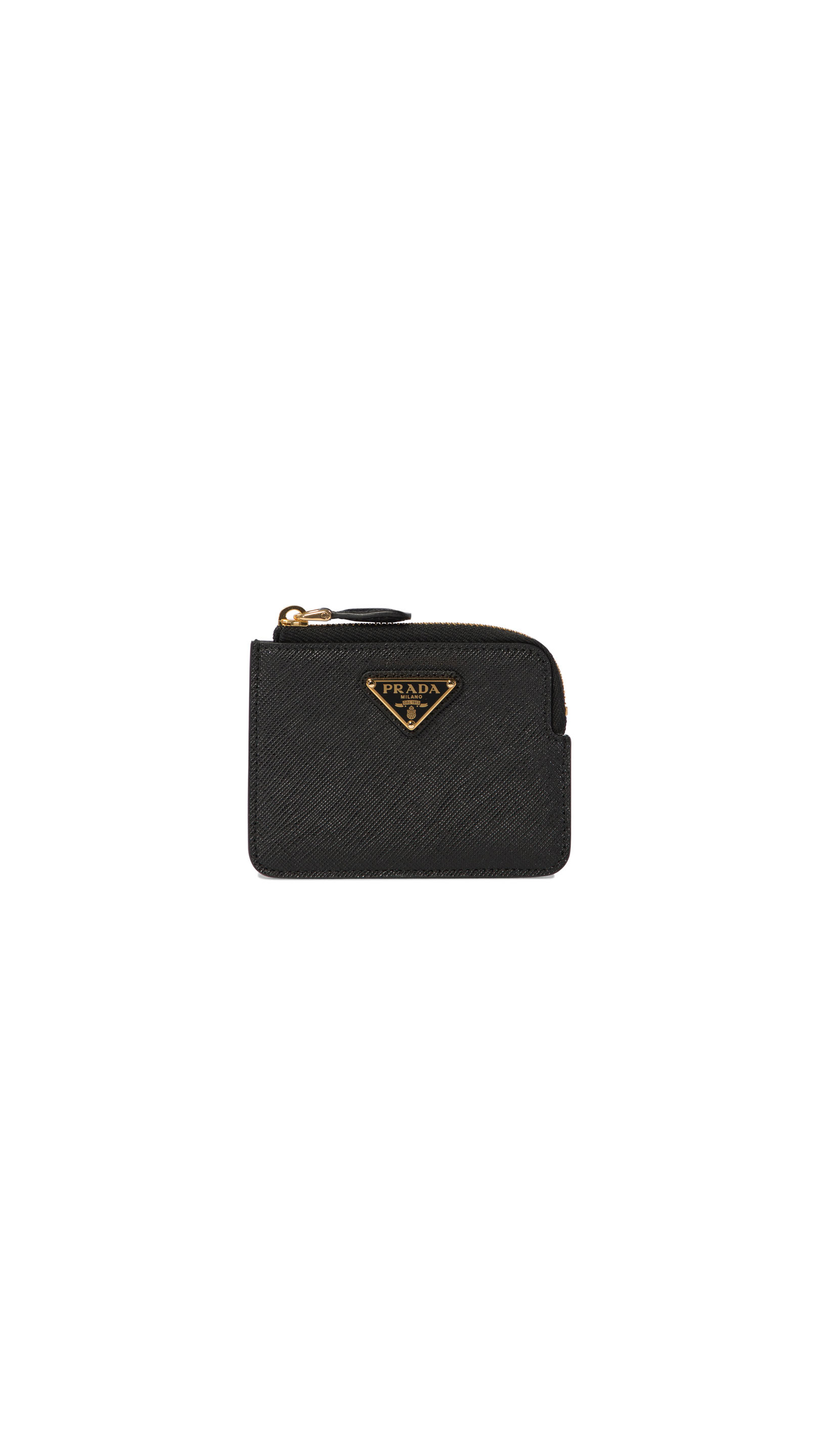 Saffiano Leather Coinholder - Black