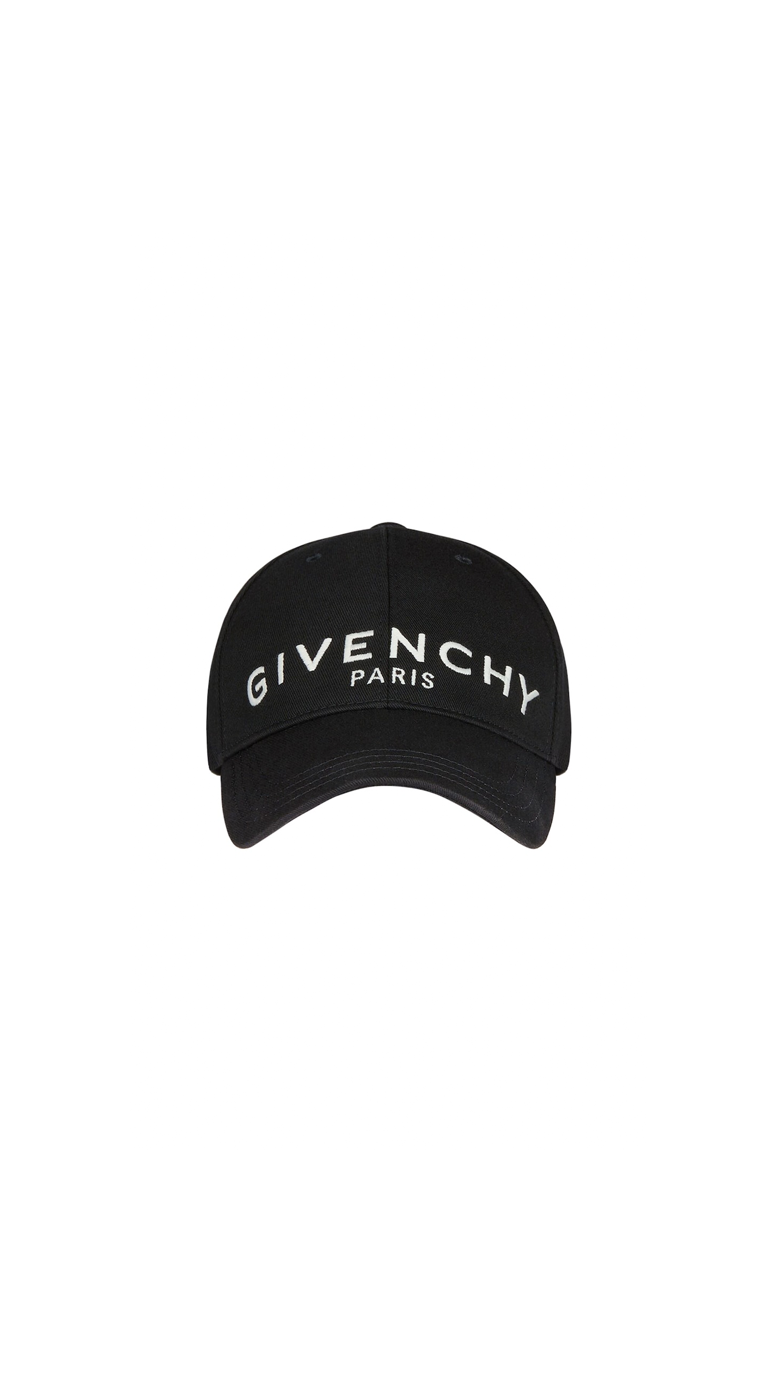 Givenchy Paris Embroidered Cap - Black/White