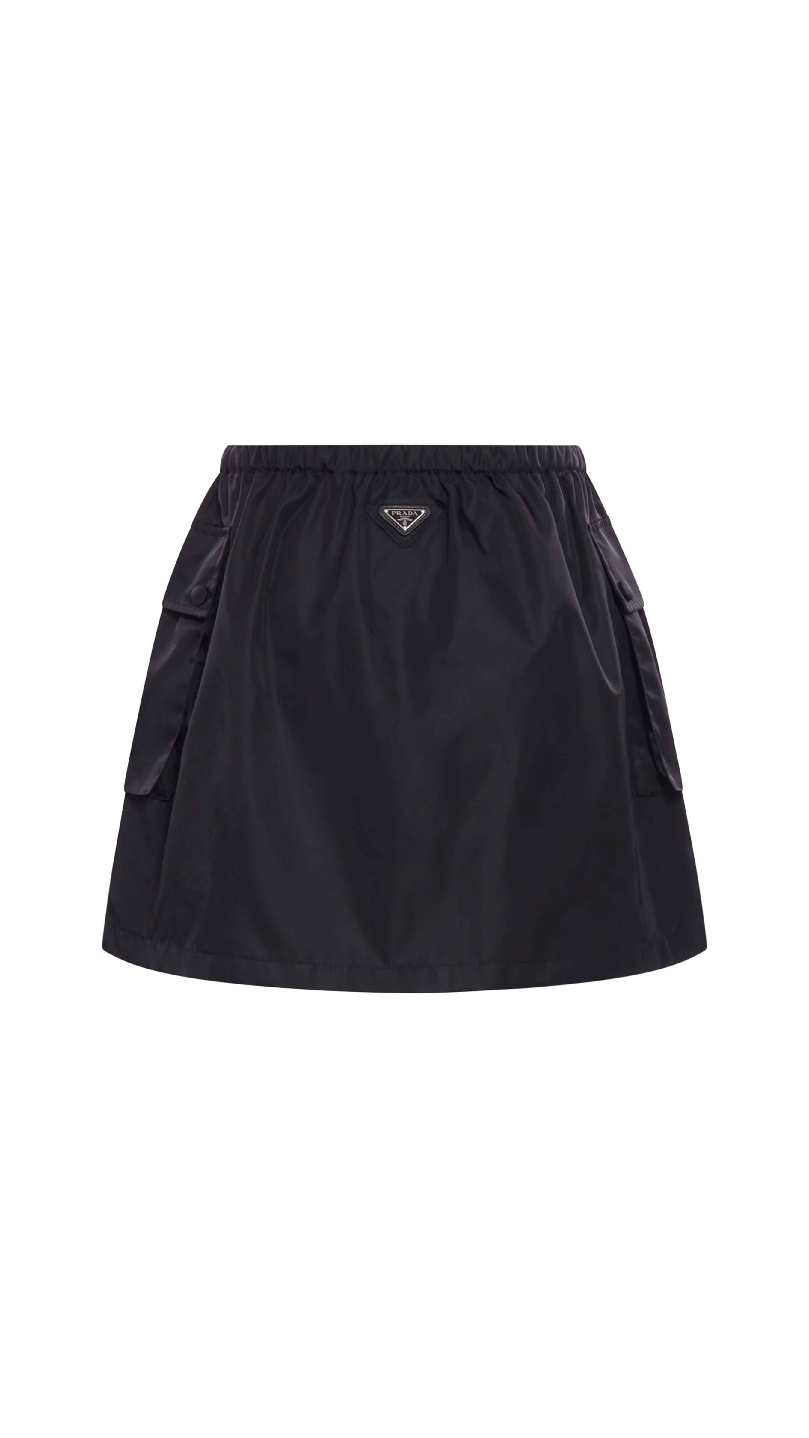 Nylon Mini Skirt - Black