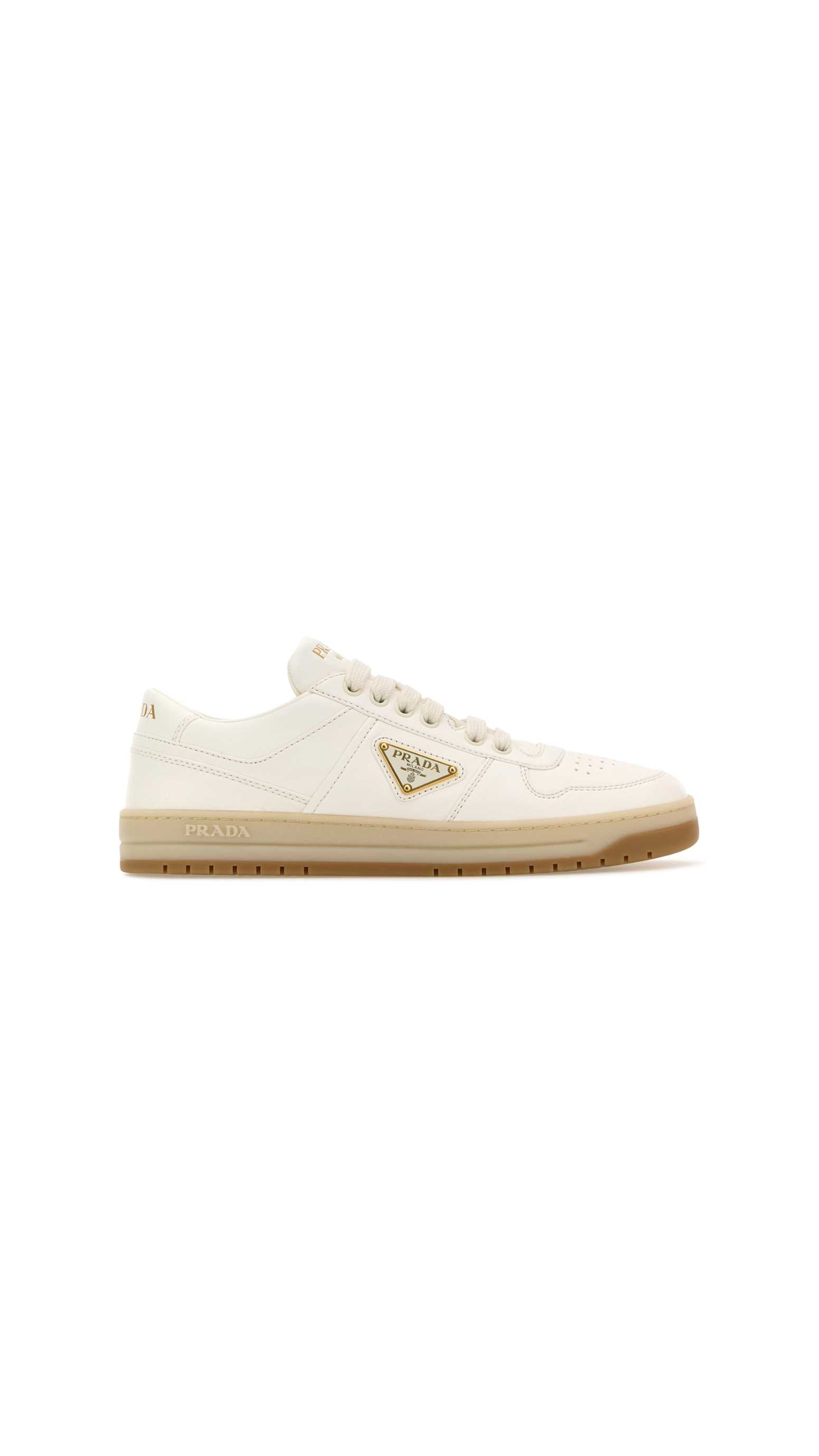 Downtown Nappa Leather Sneakers - Ivory