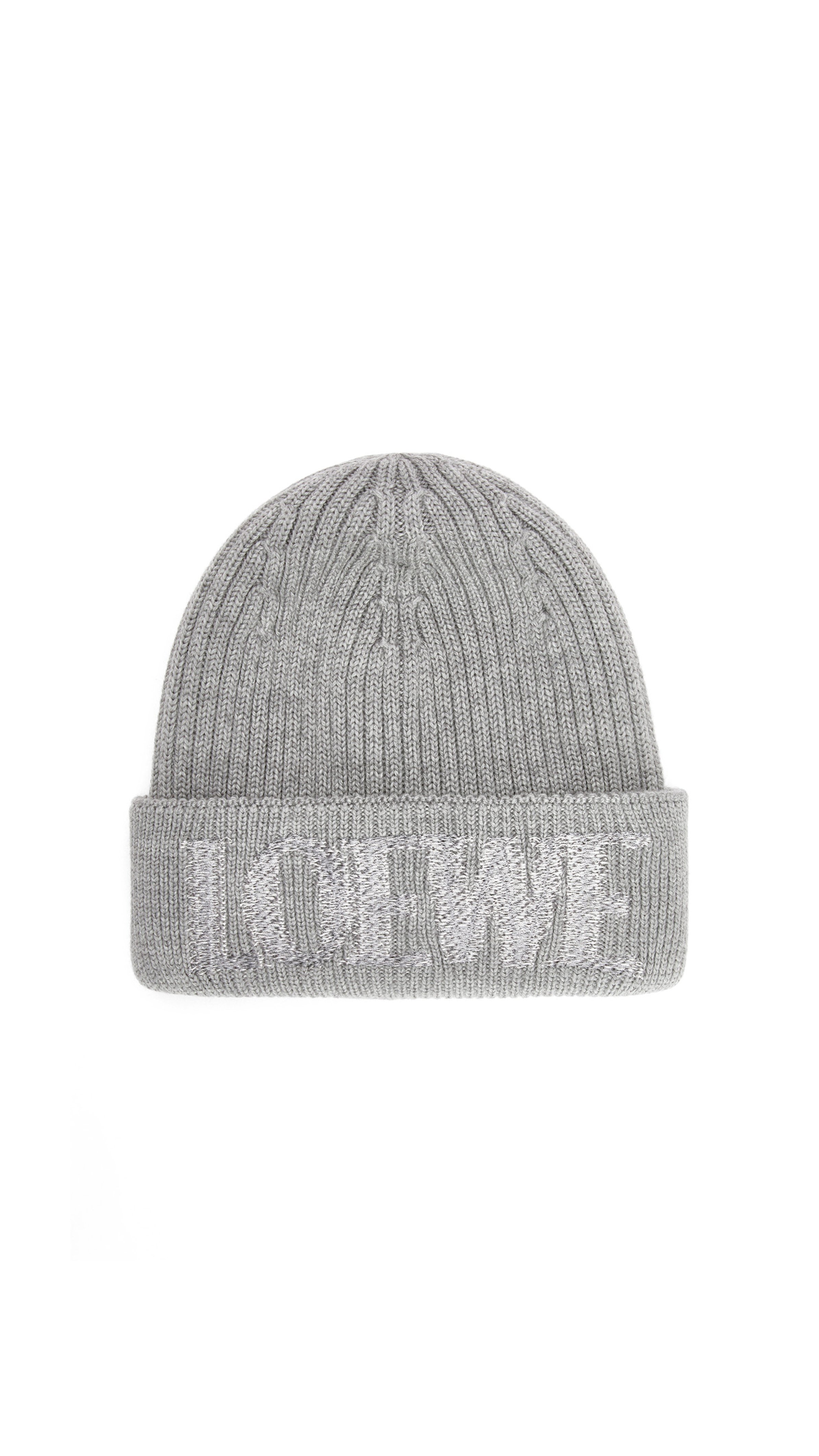 Beanie In Wool - Grey