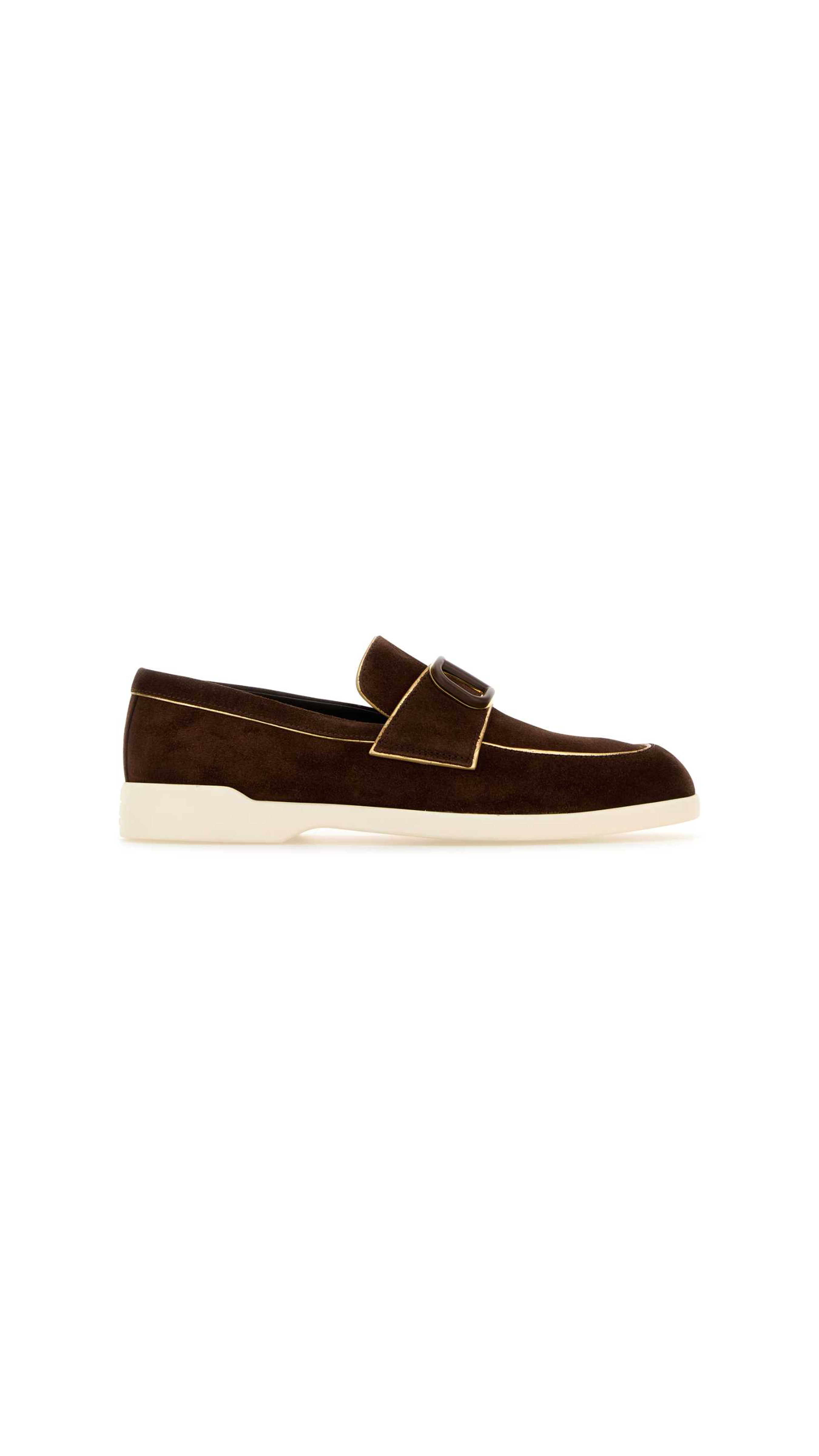 Leisure Flows Suede Loafers - Brown