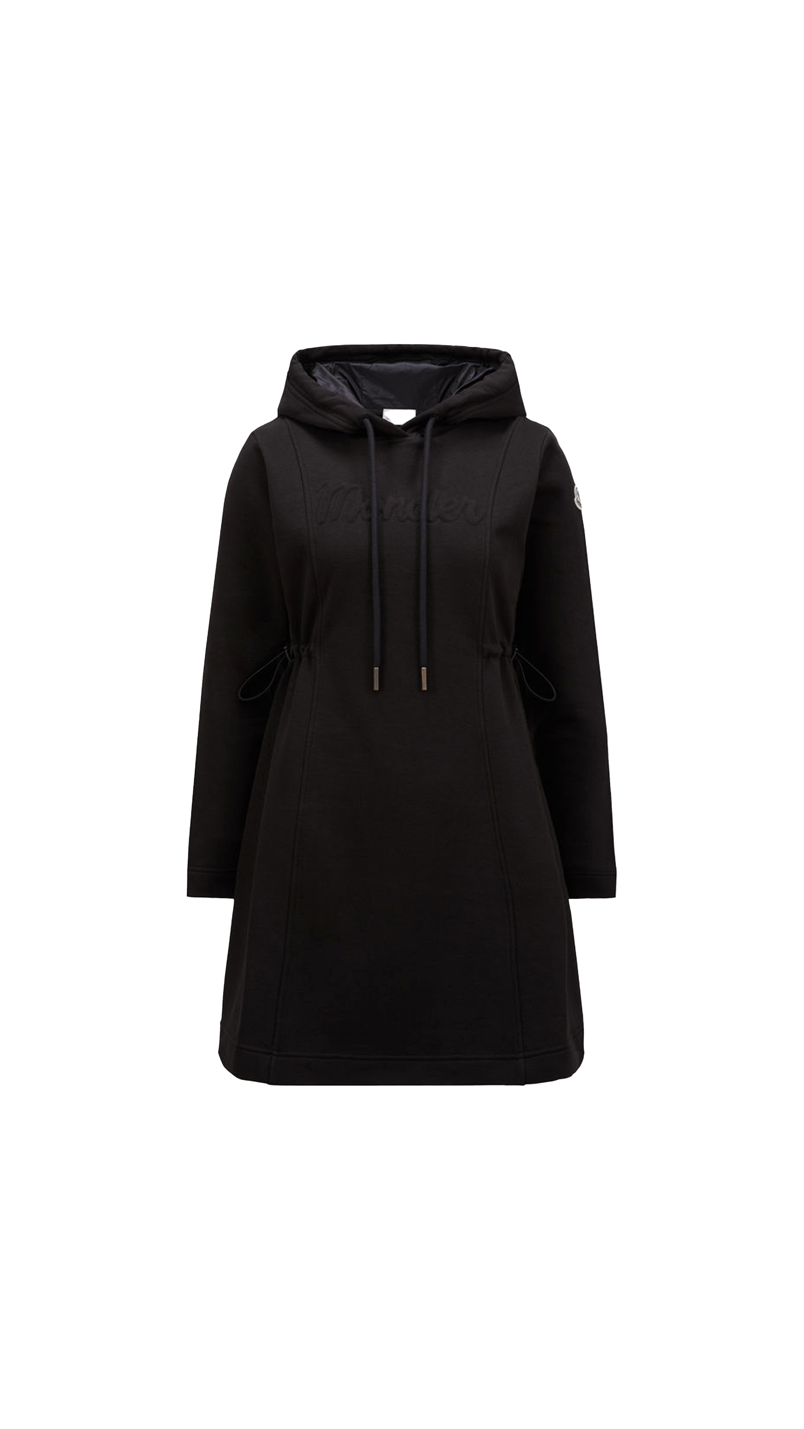 Hooded Mini Dress - Black