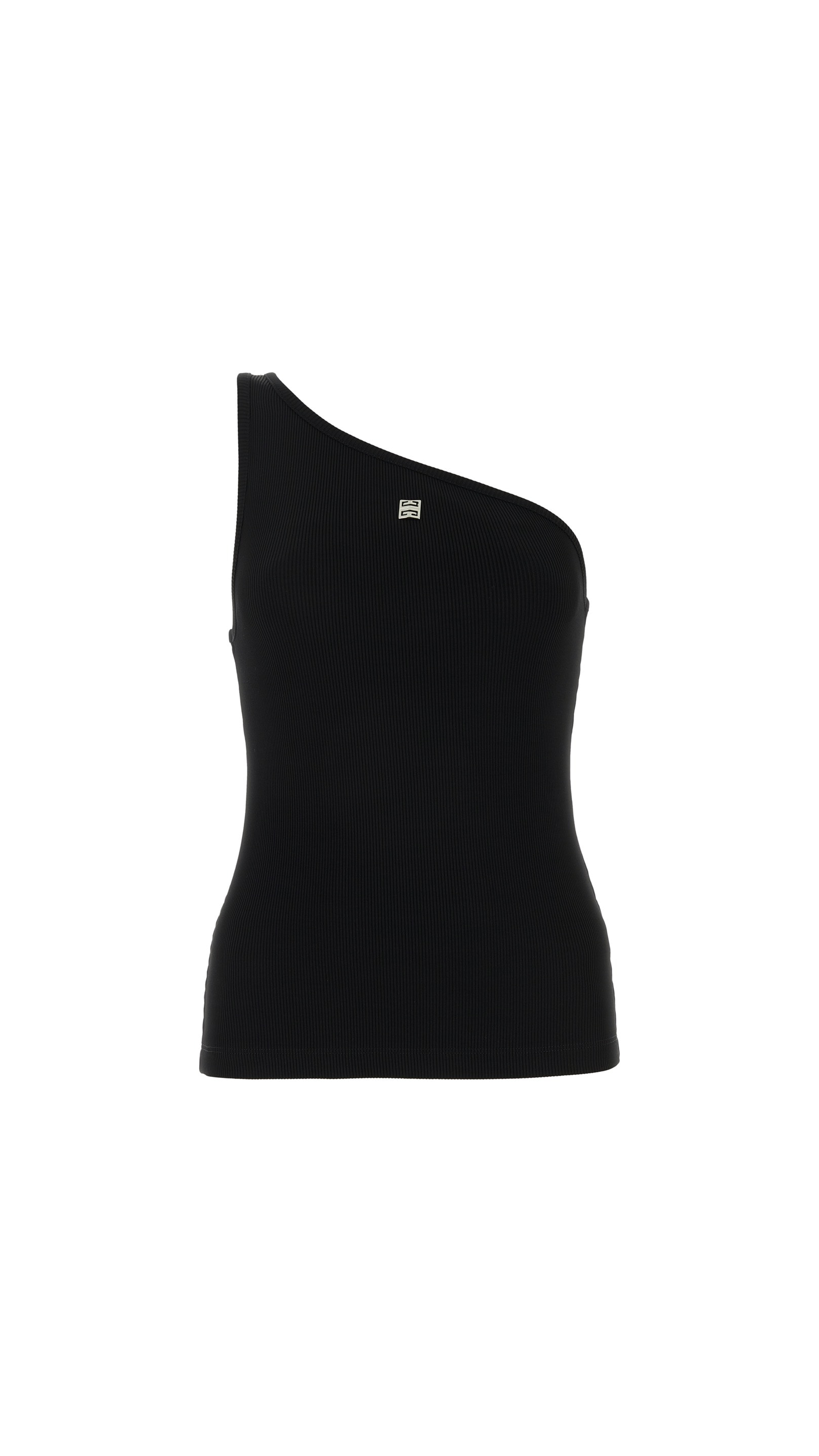 One Shoulder Top - Black