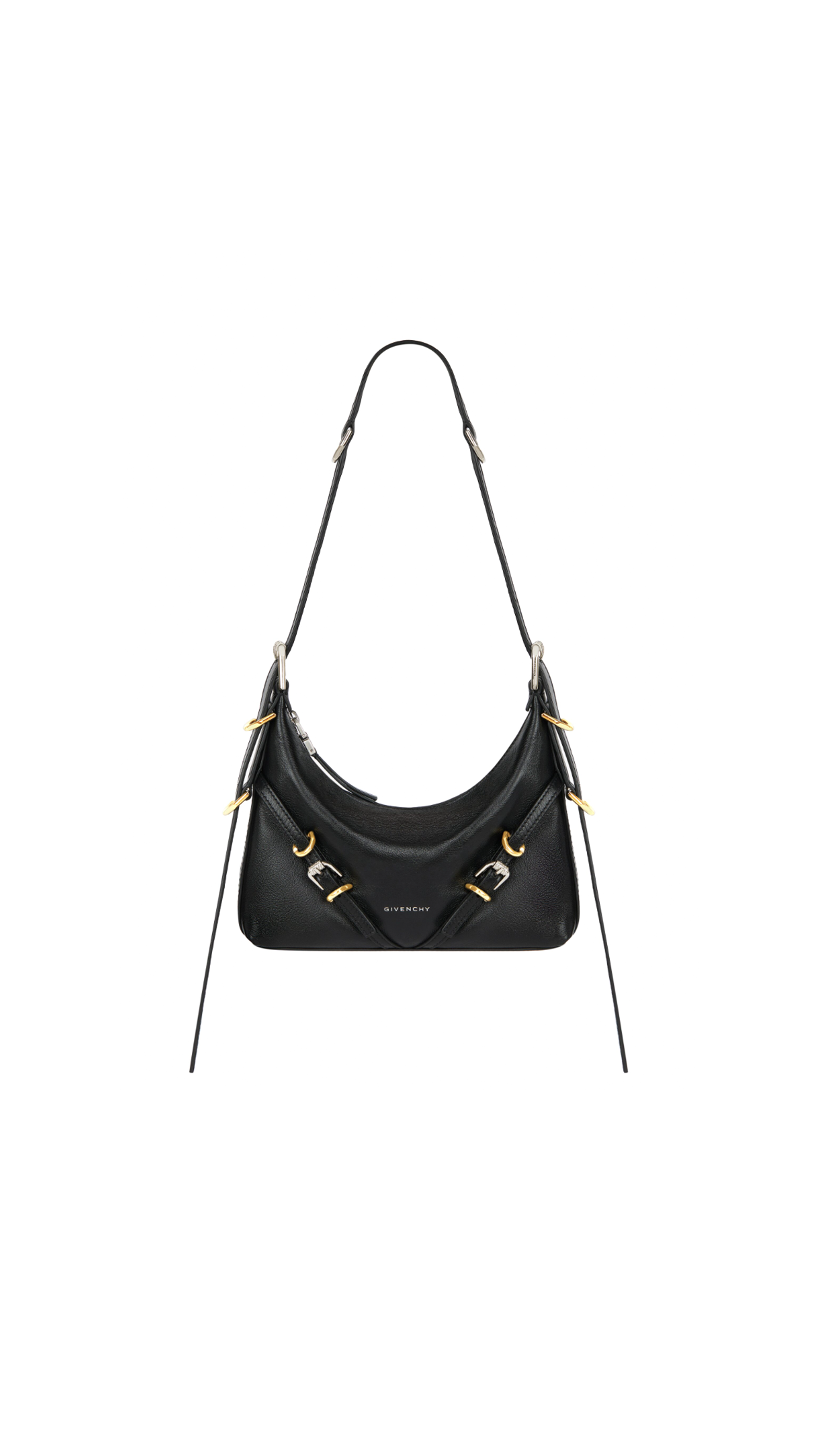 Mini Voyou Bag in Leather - Black