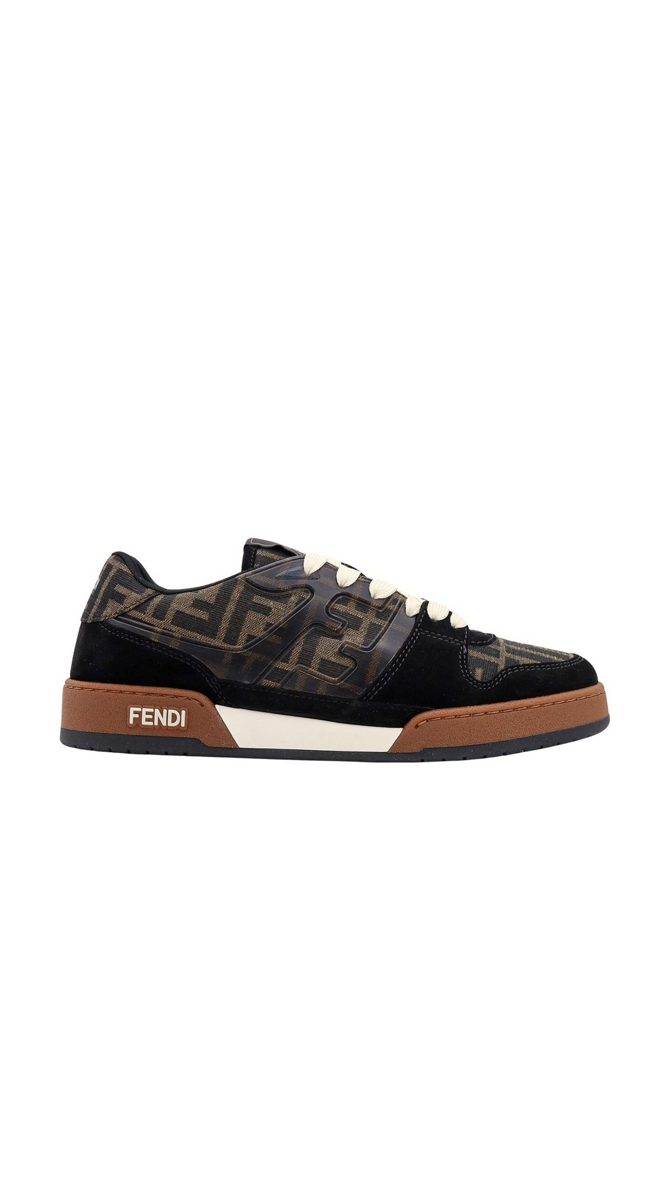 Match Strap Sneakers - Black / Brown