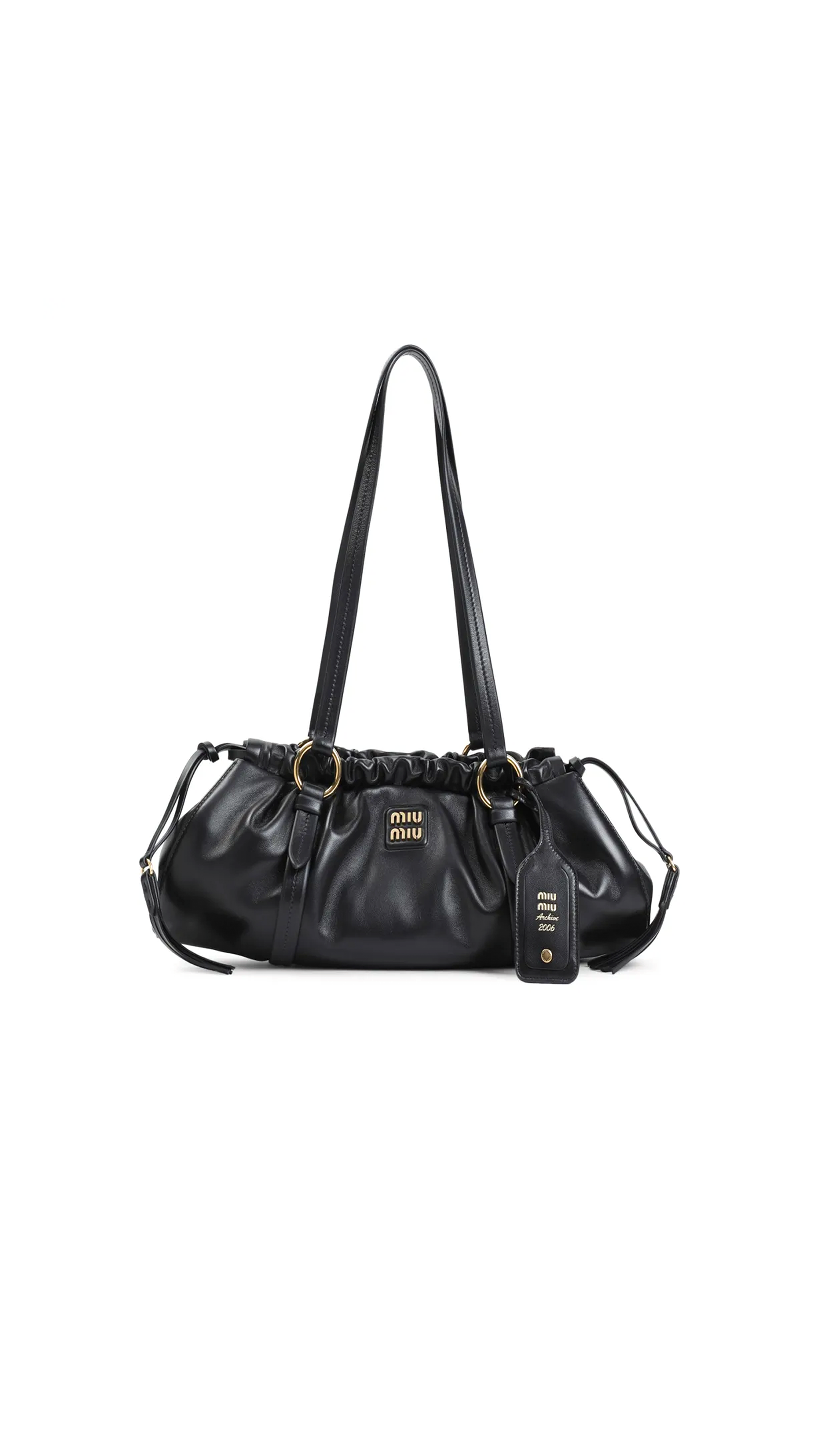 Joie Nappa Leather Bag - Black