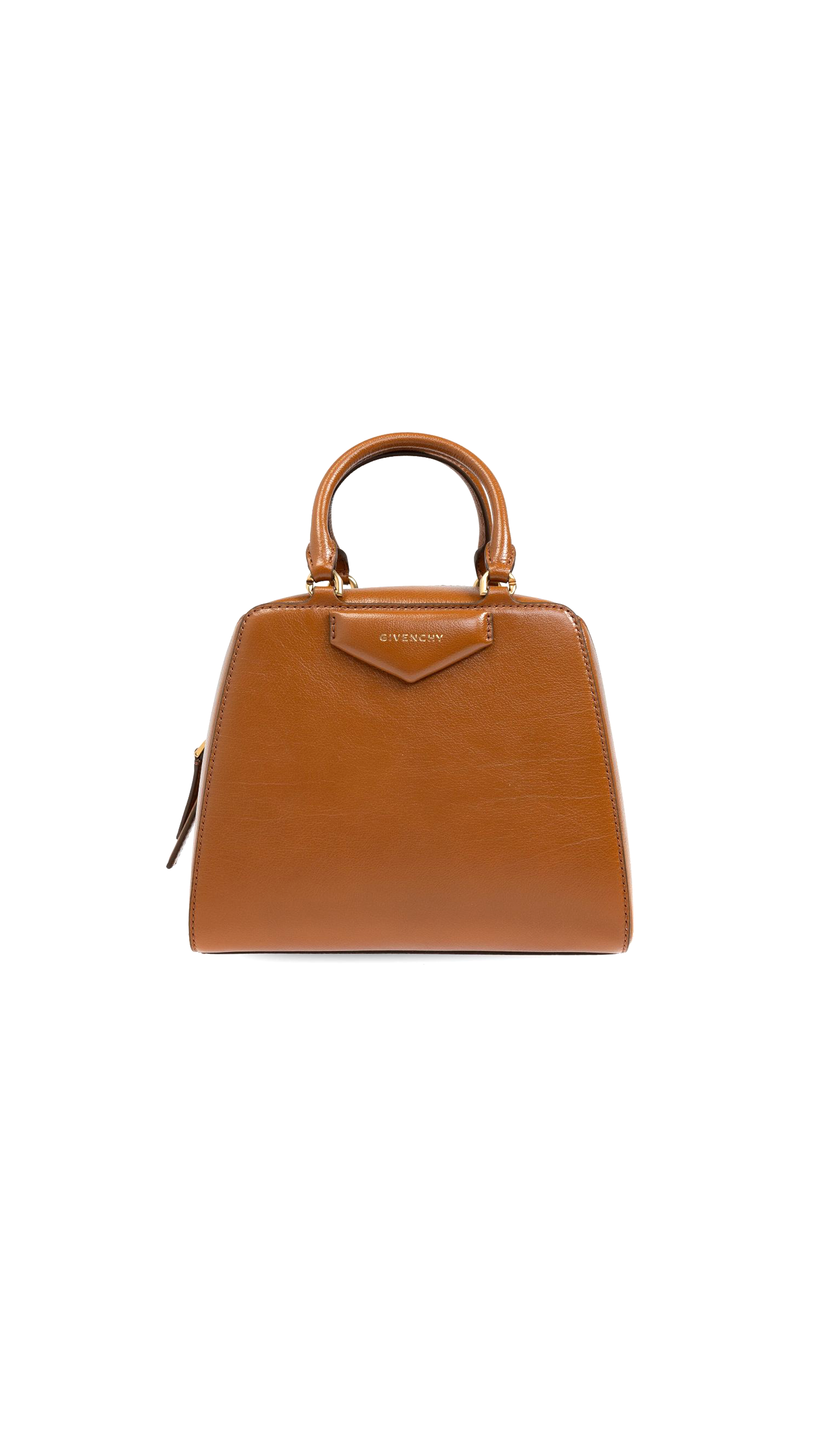 Mini Antigona Cube Bag - Brown