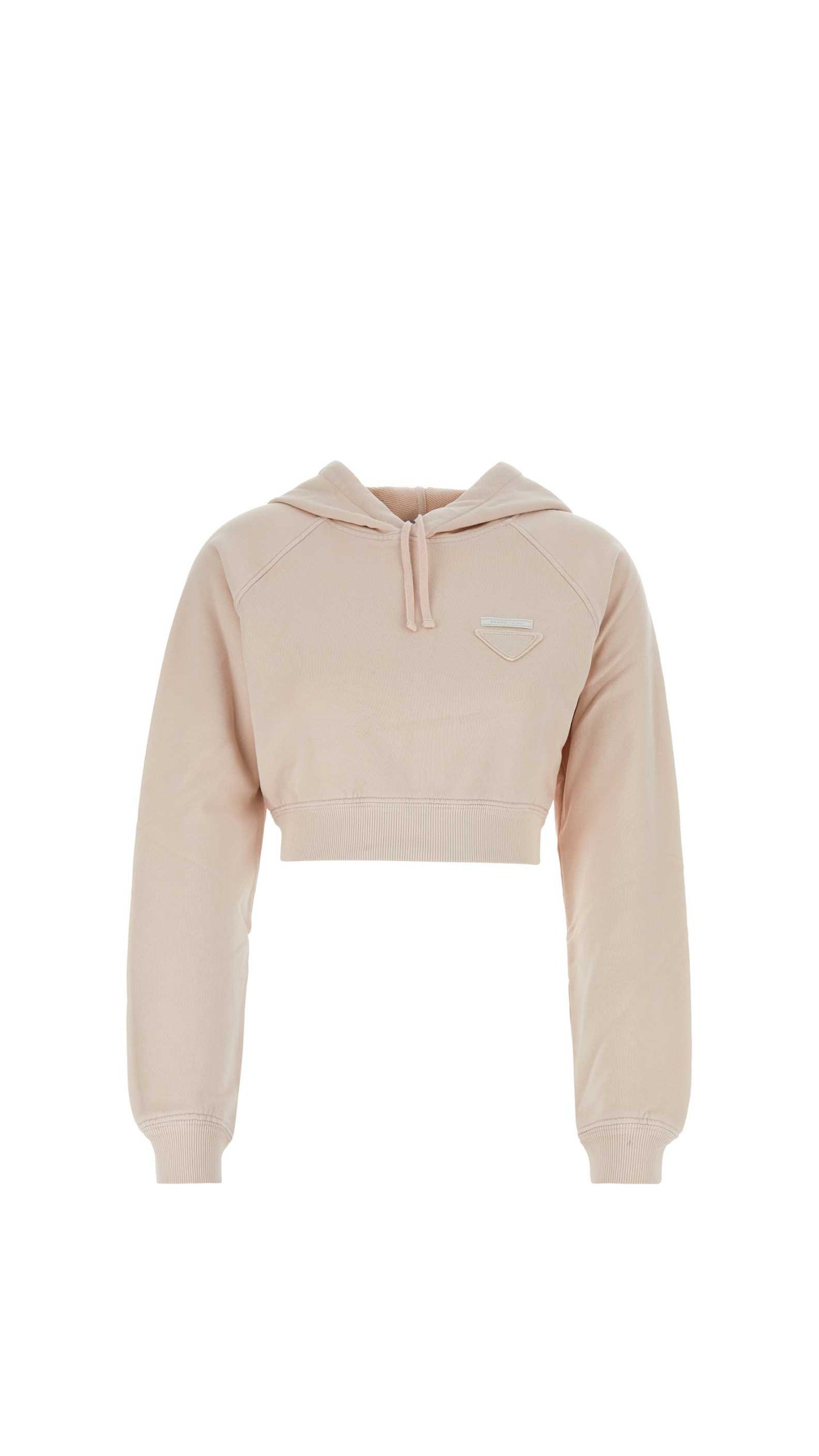 Hooded Sweatshirt - Pale Pink