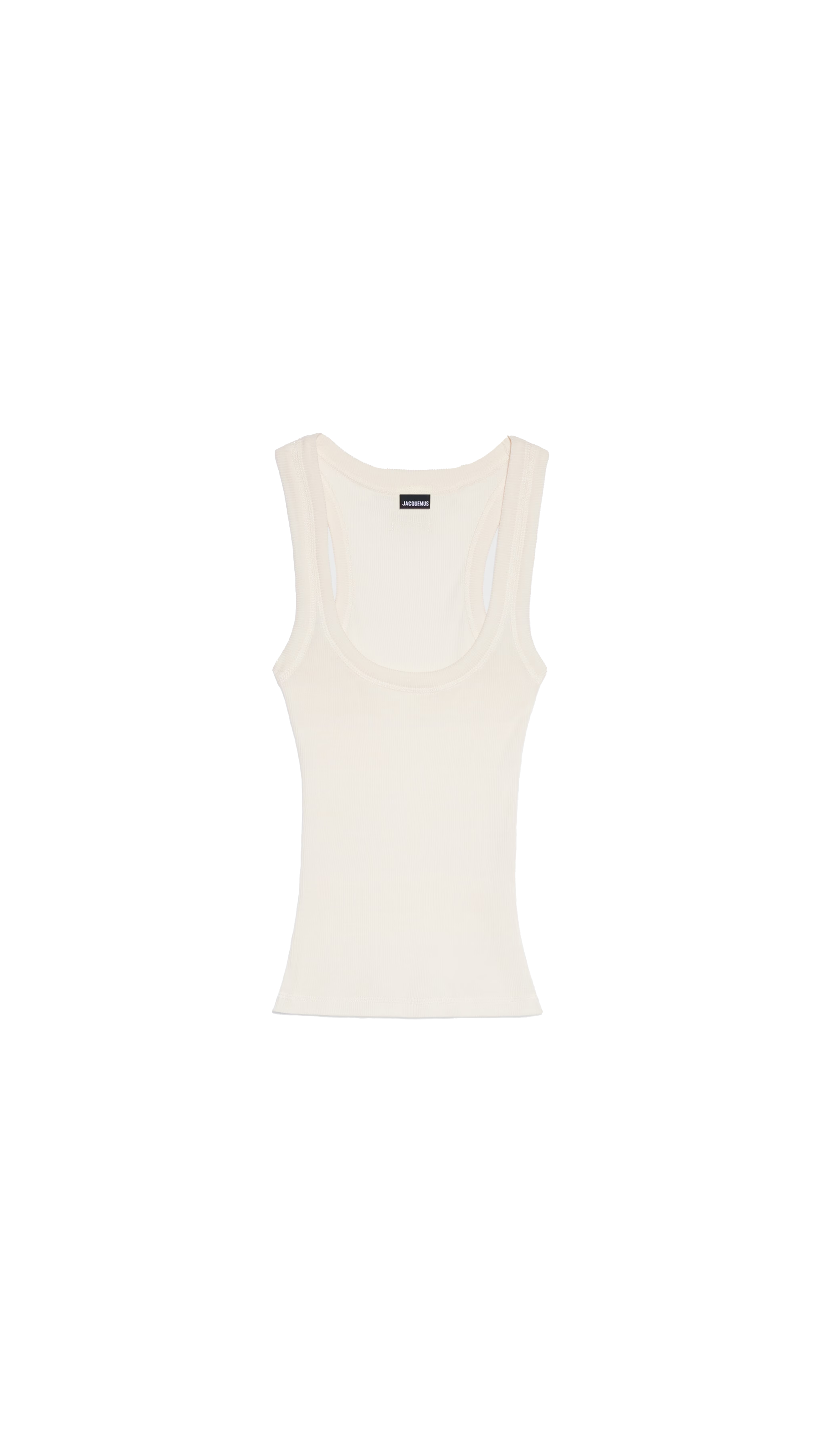 The Gros Grain Tank Top - White