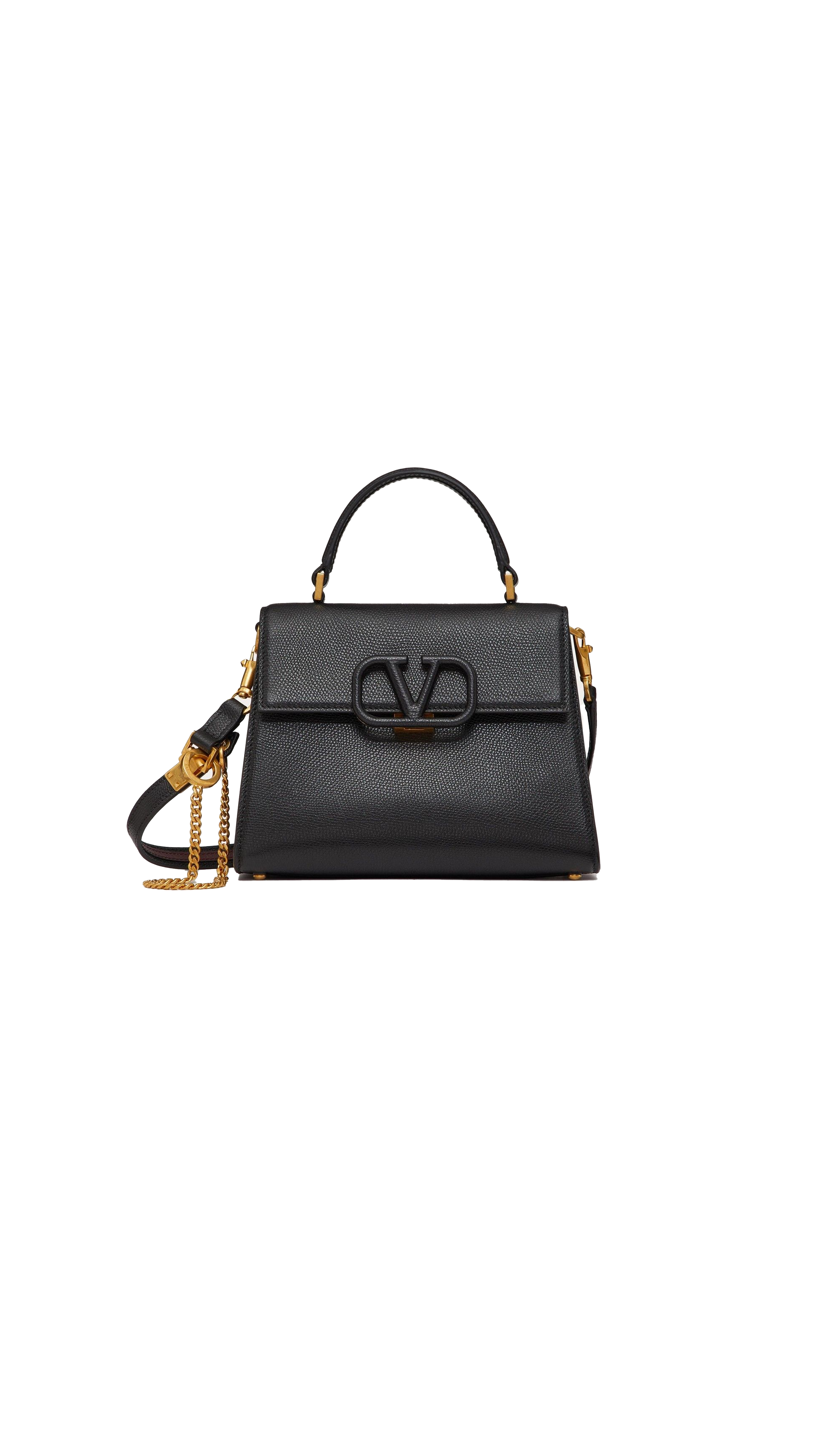 Small Vsling Tote Bag - Black