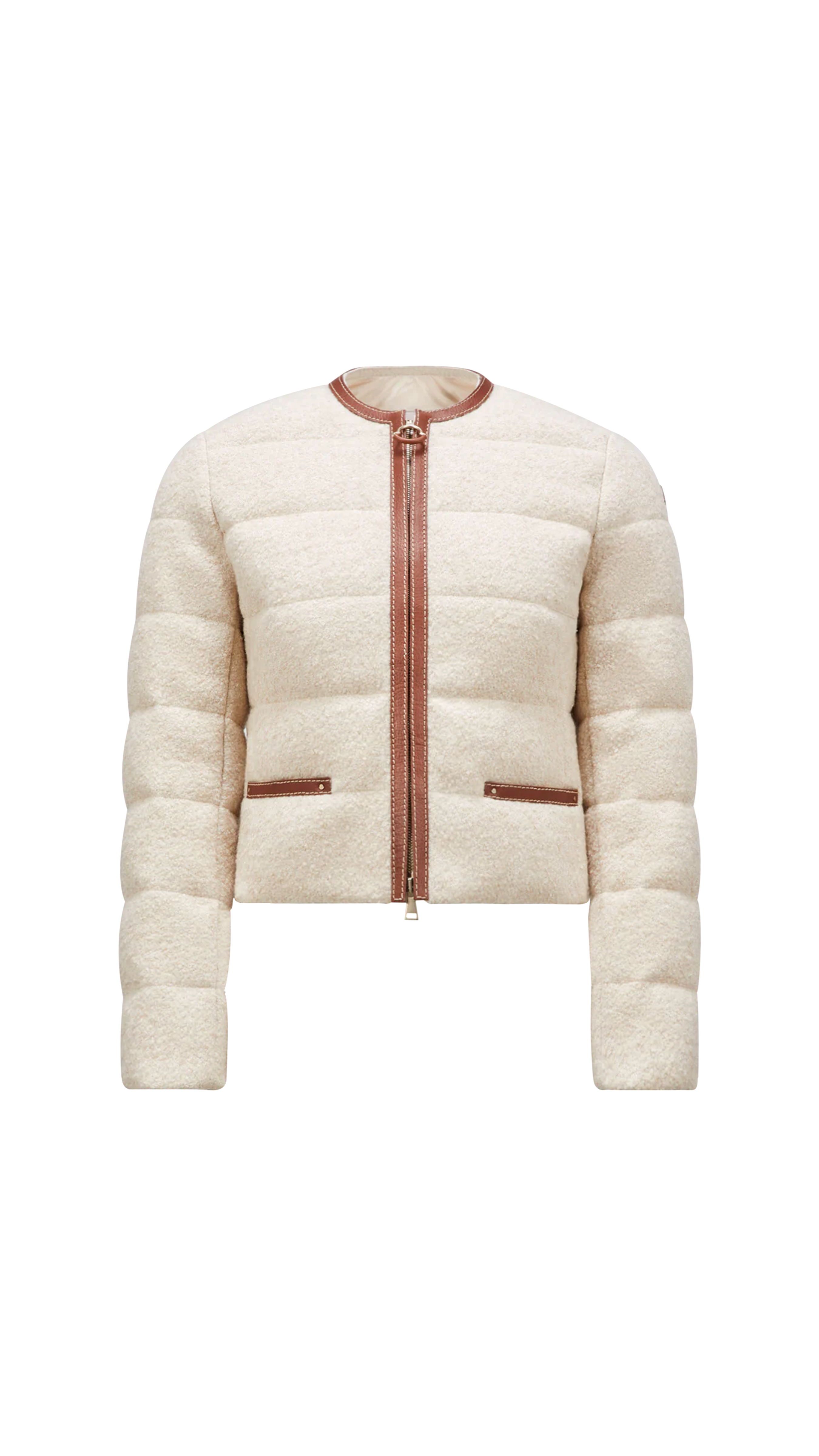 Serinde Short Down Jacket - Beige