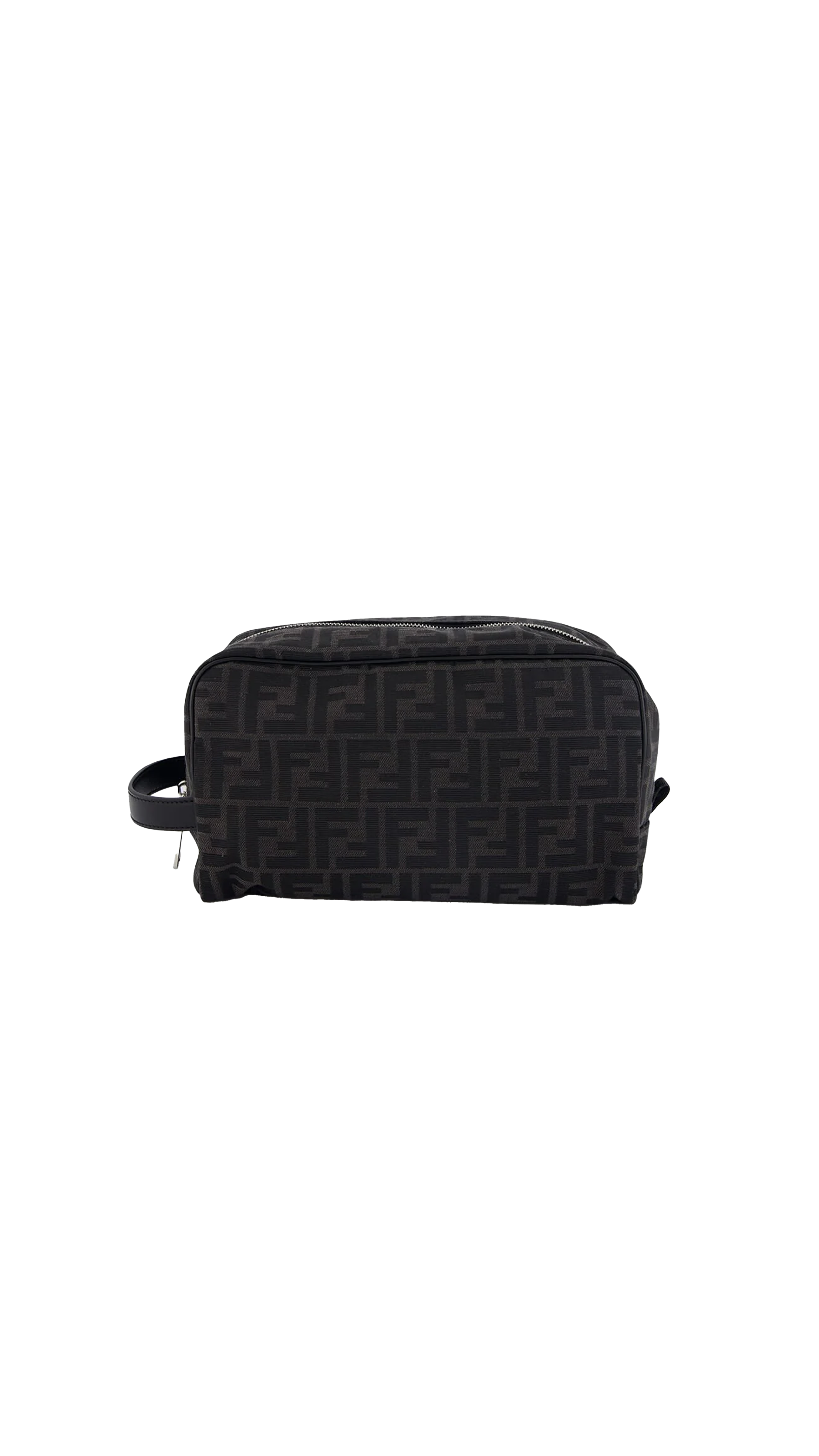 Ff Fabric Toiletry Jacquard Case - Black